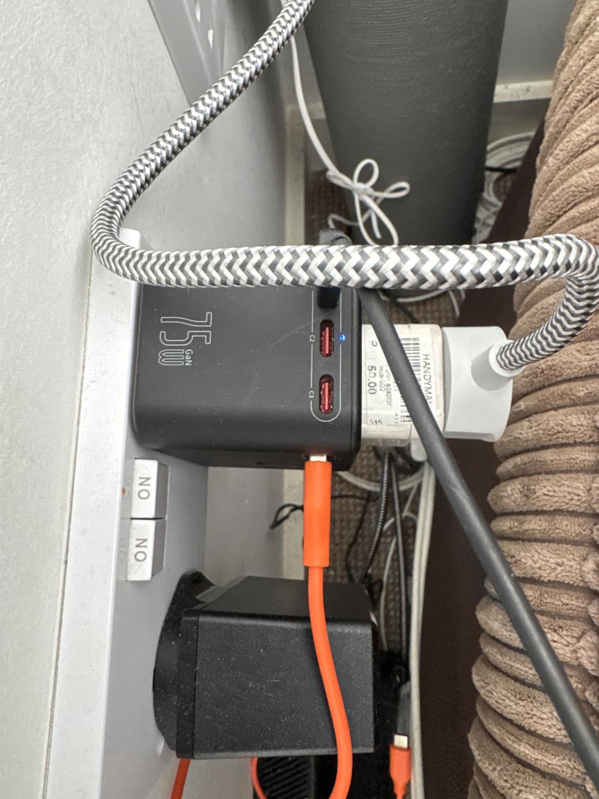 EPICKA Universal Travel Adapter, GaN 75W International Plug Adapter with 3 USB-C PD Fast Charging & 2 USB-A Quick Charging Adaptor All-in-one Wall Charger for USA EU UK AUS (TA-105 Max, Black) customer photo 1