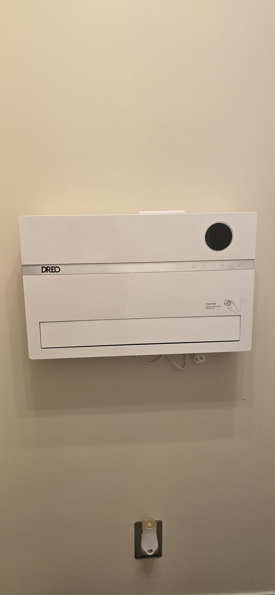 Dreo Smart Wall Heater, Electric Space Heater for Bedroom 1500W, 120° Vertical Oscillation, Adjustable Thermostat, Remote Control, 24H Timer, Easy-Mount Heater for Indoor Use, Works with Alexa, WH719S customer photo 2