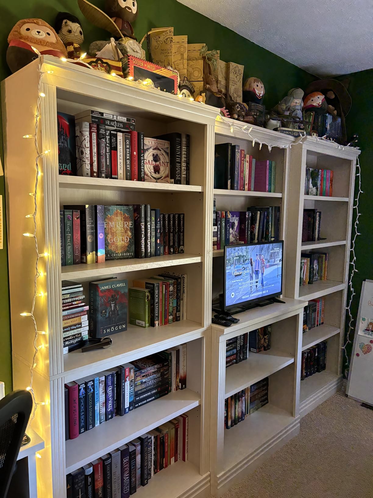 JAHRSTIM Halston Bookshelf, 5-Tier Tall Deep Storage Shelf, Adjustable Open Shelving Unit Closet Organizer and Storage for Living Room Home Office Bedroom, Modular Deep Bookcase Bookshelves customer photo 2