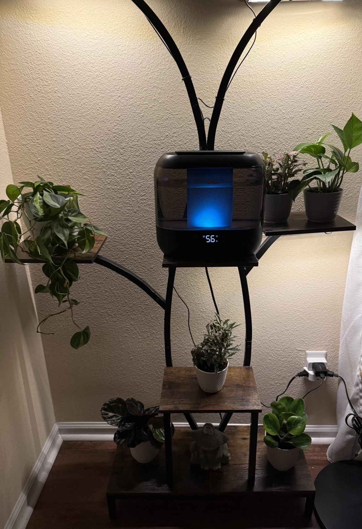 Dreo Smart Humidifiers for Bedroom, Top Fill 4L Supersized Humidifier Large Room with 28 dB, 36H Runtime, Touch/APP/Voice Control, Nightlight, Cool Mist Humidifiers for Baby, Plants, Indoor, Black customer photo 2