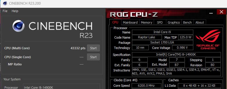 Intel Core i9-14900K Desktop Processor customer photo 1