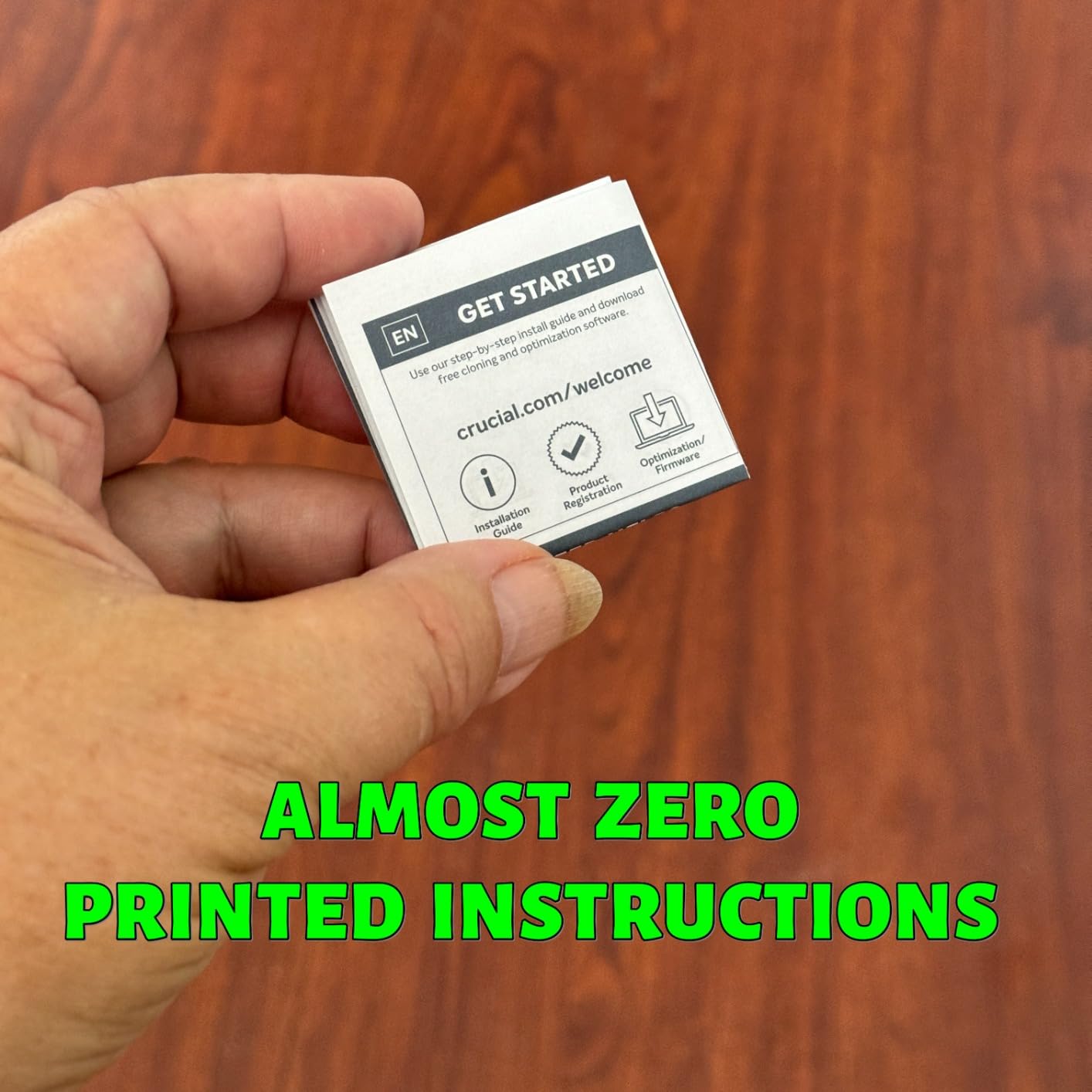 Crucial X9 1TB Portable SSD, Up to 1050MB/s, USB 3.2 USB-C, External Solid State Drive, Compatible with Windows, Mac, & Android, Reliable Storage for Games, Files, & Backups, Black - CT1000X9SSD902 customer photo 1