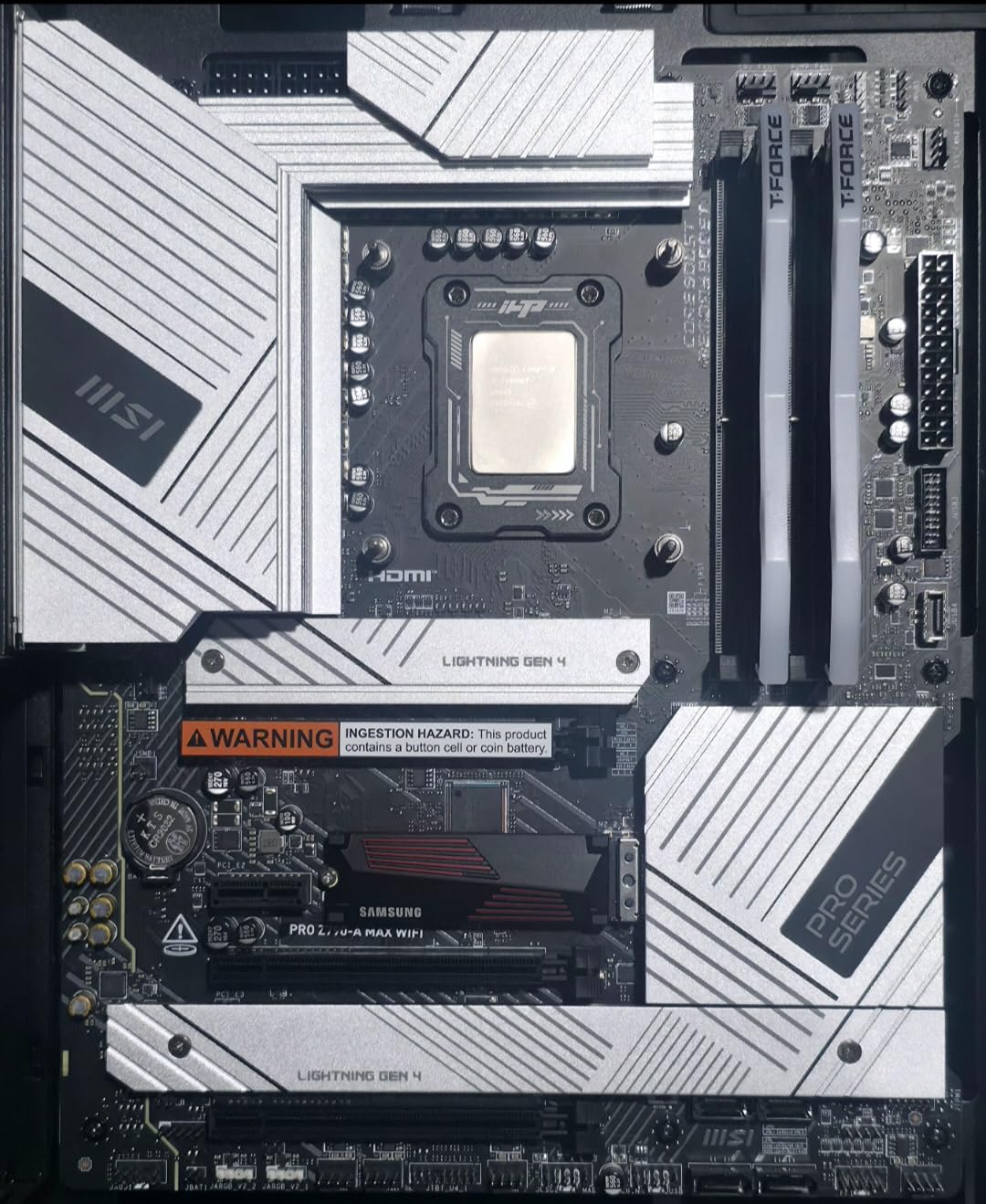 Intel Core i9-14900KF Desktop Processor 24 cores (8 P-cores + 16 E-cores) up to 6.0 GHz customer photo 2