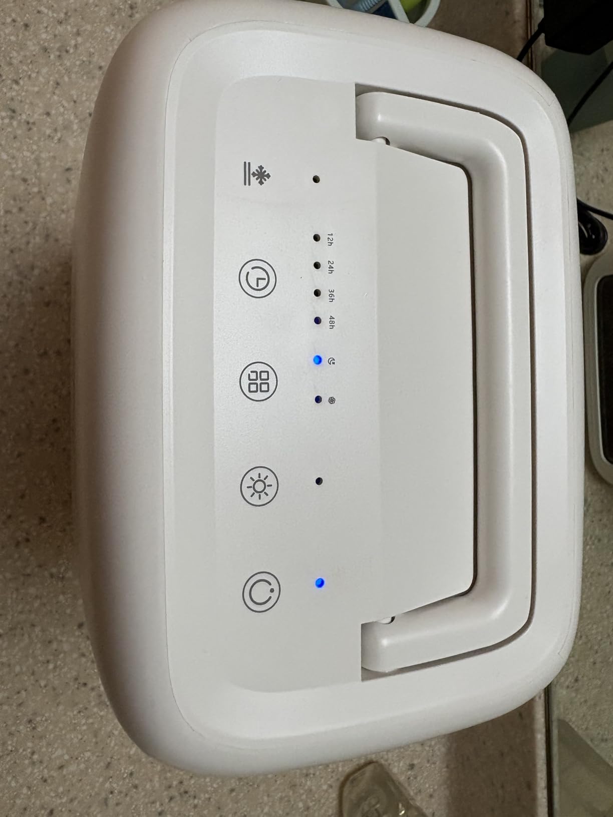 60 OZ Dehumidifiers for Home, Dual-Semiconductor Quiet Dehumidifier with Timer Sleep Mode Auto-Off 7 Colors Light Portable Small Dehumidifiers for Bathroom, Cloakroom, RV customer photo 1