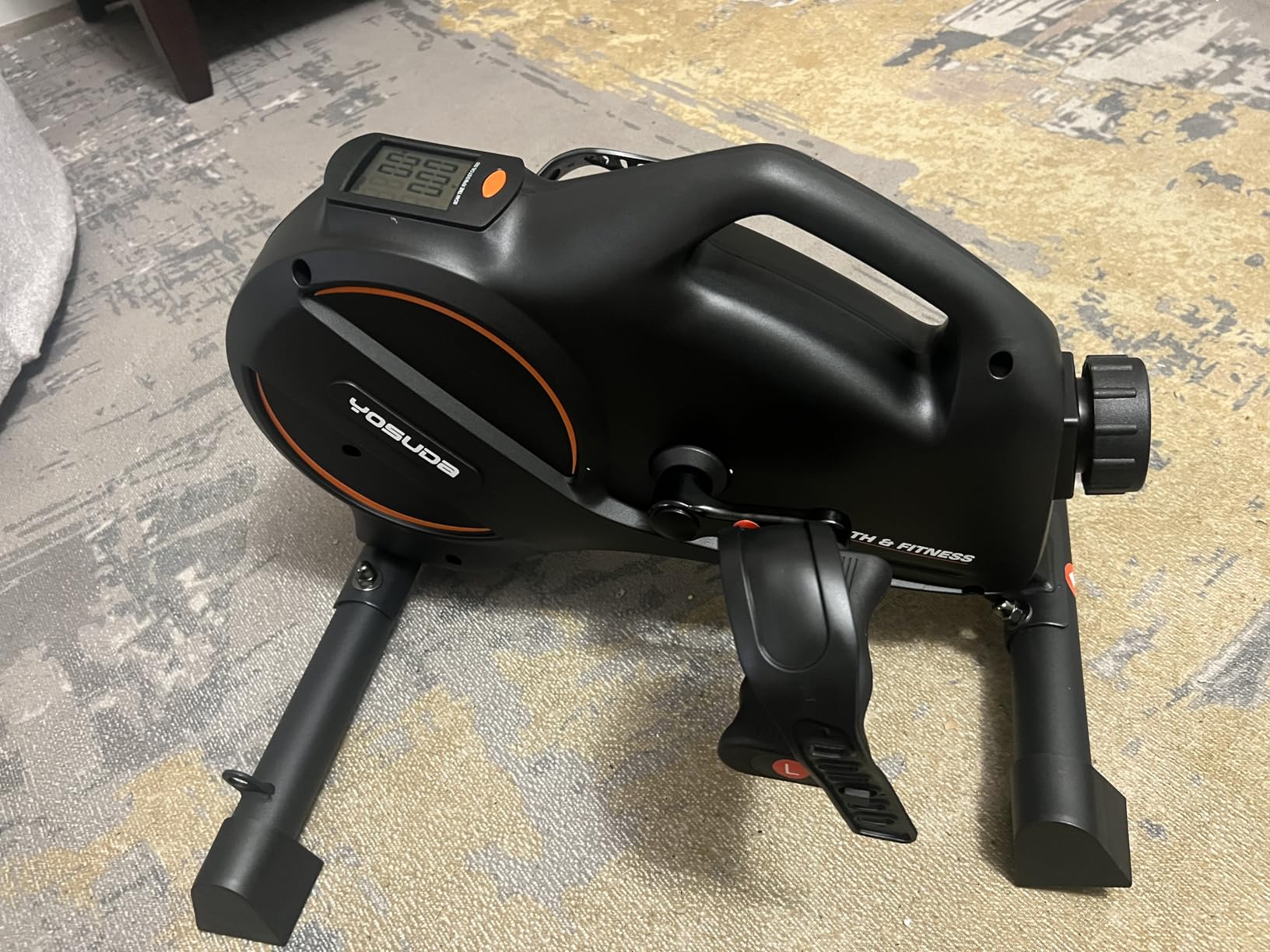 YOSUDA Under Desk Bike Pedal Exerciser - Magnetic Mini Exercise Bike, Desk Pedal Bike for Home/Office Workout customer photo 2