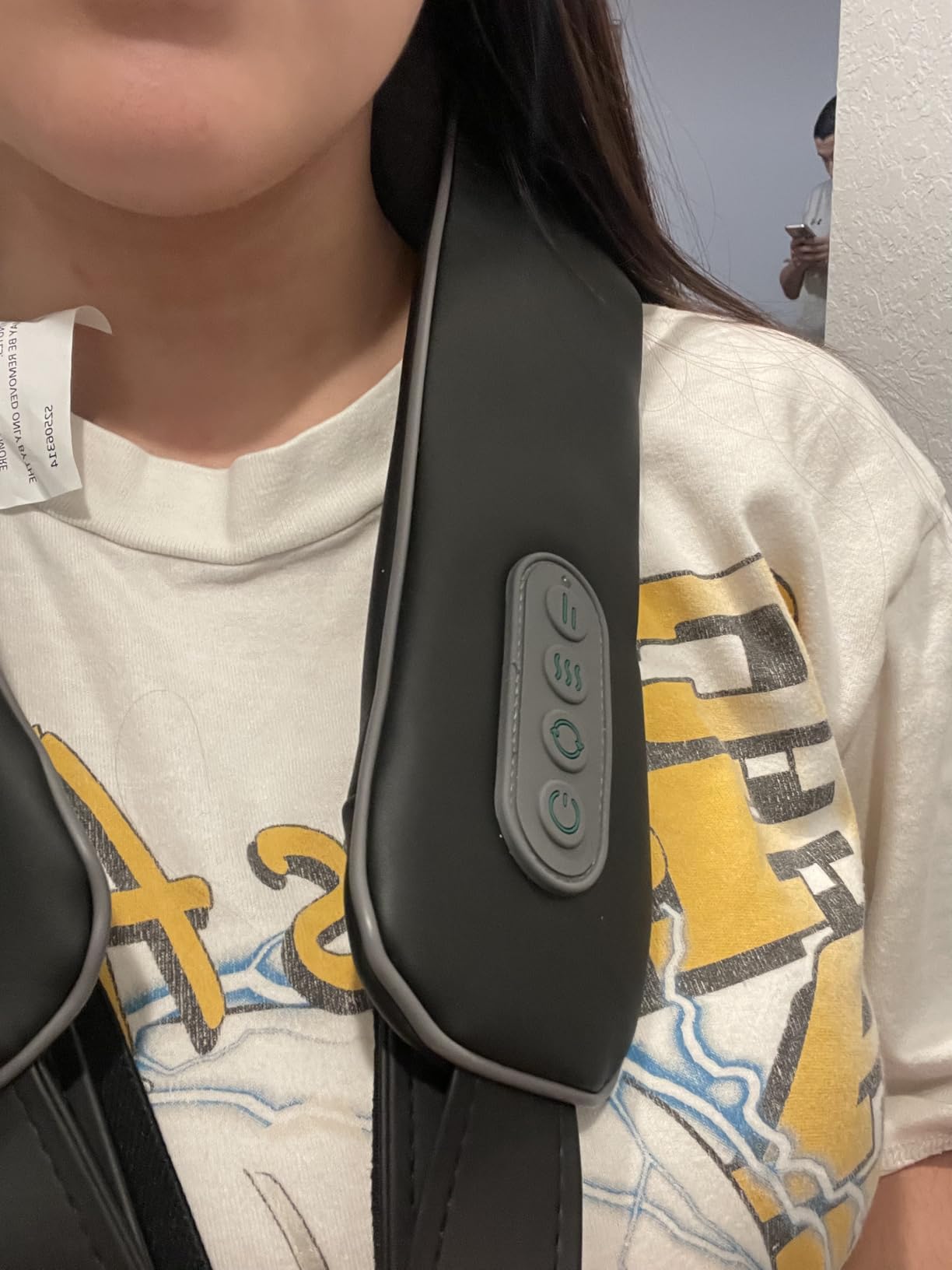 Snailax Cordless Neck Massager with Heat for Pain Relief Deep Tissue, 4D Kneading, Mothers Day Gifts, Rechargeable Shiatsu Back Neck Massager for Neck, Shoulders Back customer photo 1