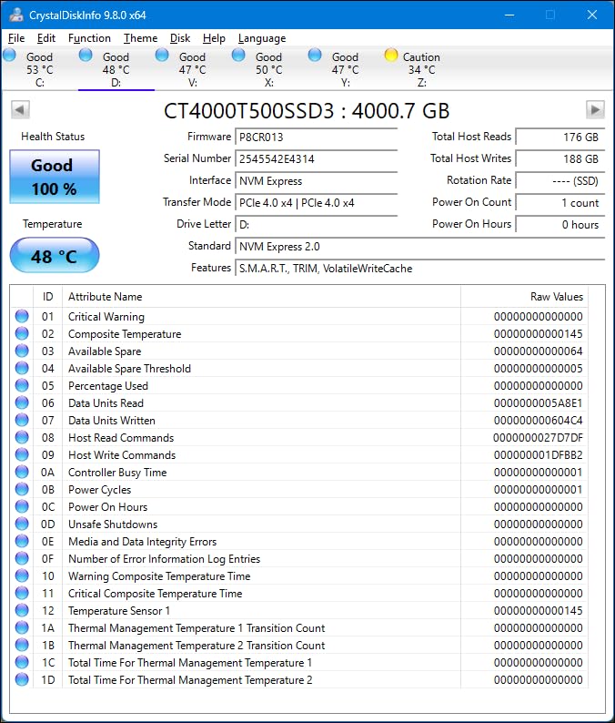 Crucial T500 PCIe Gen4 NVMe 1TB SSD, Up to 7,300MB/s, TLC NAND, Laptop & Desktop (PC) Compatible, for Creatives and Gamers, Solid State Drive, Includes 1Mo Adobe CC - CT1000T500SSD8 customer photo 2