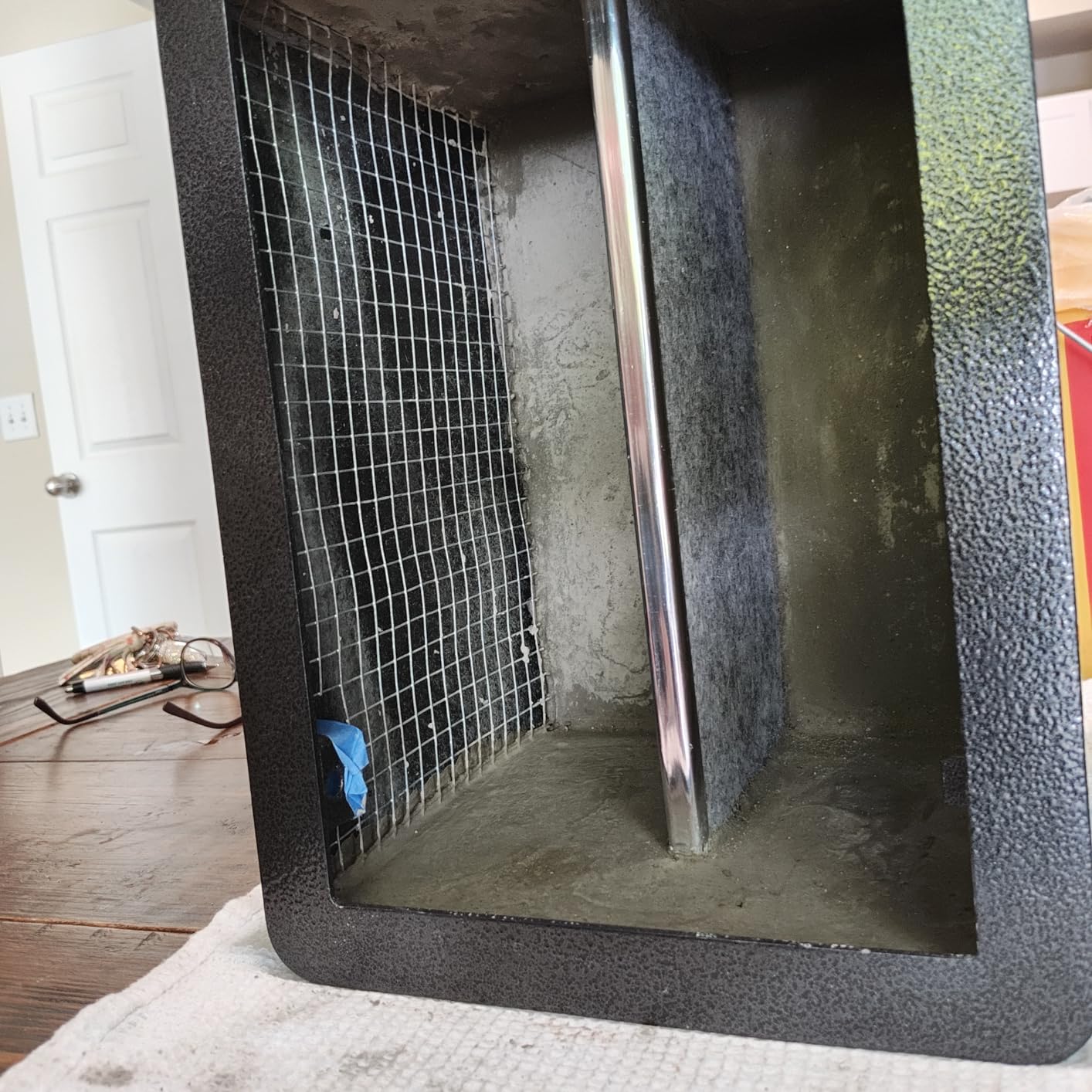 DAYI Safe Box, 2.0 Cubic Feet Home Safe with Fireproof Waterproof Bag, Security Safe Box for Money Cash Valuables, Digital Electronic Keypad, Dual Alarm System, Removable Shelf - D-45 customer photo 2