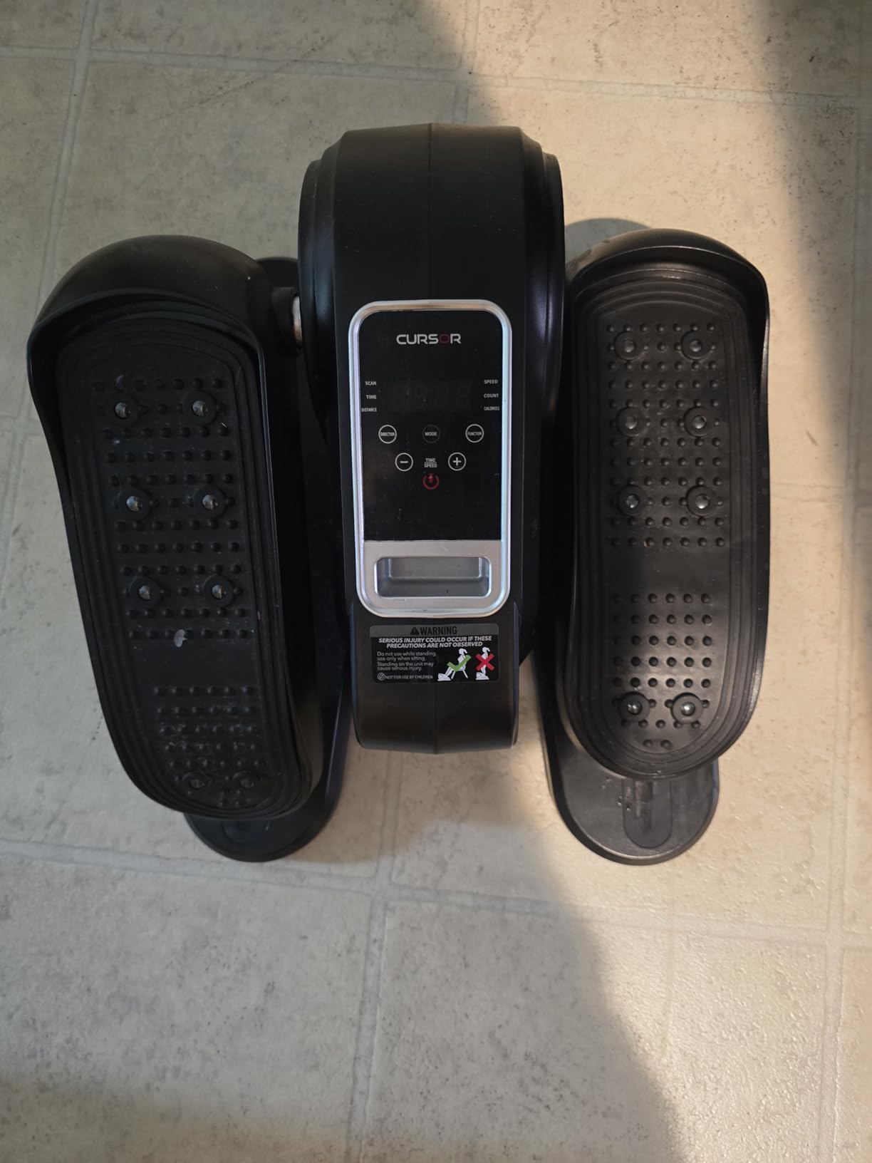 Under Desk Elliptical Machine, Electric Seated Pedal Exerciser, Quiet Leg Exerciser While Sitting for Seniors, Mini Portable Leg Exercise Machine with Remote, Adjustable 12-Speeds, Manual & Auto Mode customer photo 1