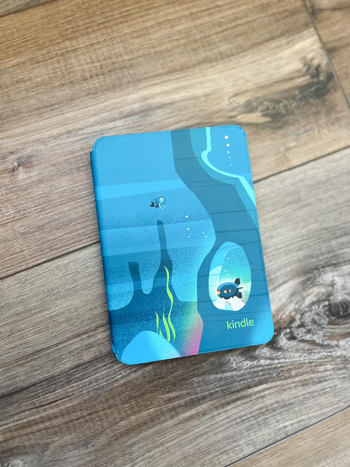 Amazon Kindle Kids 16GB (newest model) - If it breaks, we will replace it, includes ad-free books and cover, with glare-free display, faster page turns - Ocean Explorer customer photo 1