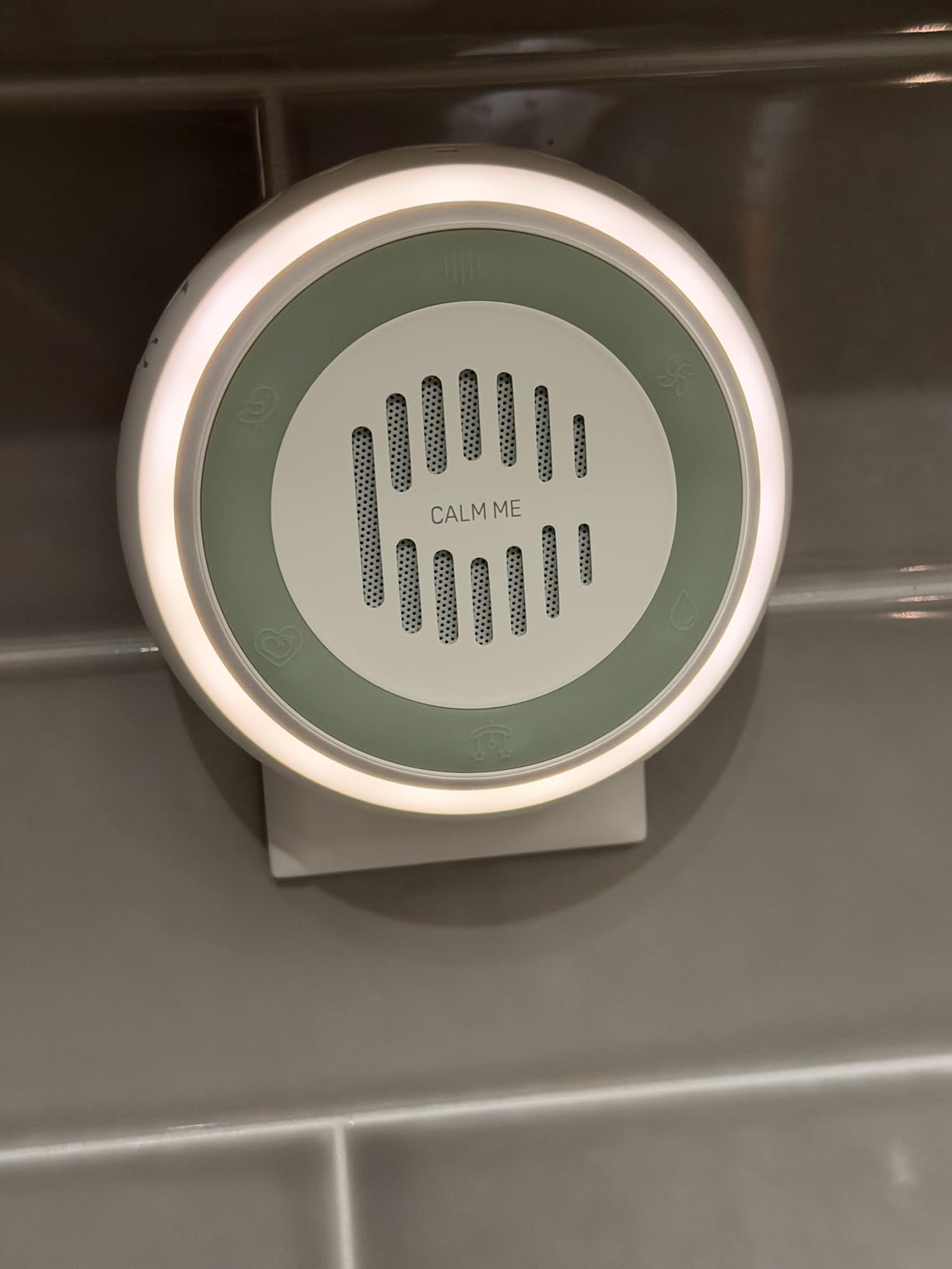 Wall Plug in White Noise Sound Machine for Office Privacy & Noise Canceling, White Noise Machine for Sleeping Adults & Baby, Therapy Noise Blocker with 20 Soothing Sounds & Nightlight by Calm Me customer photo 2