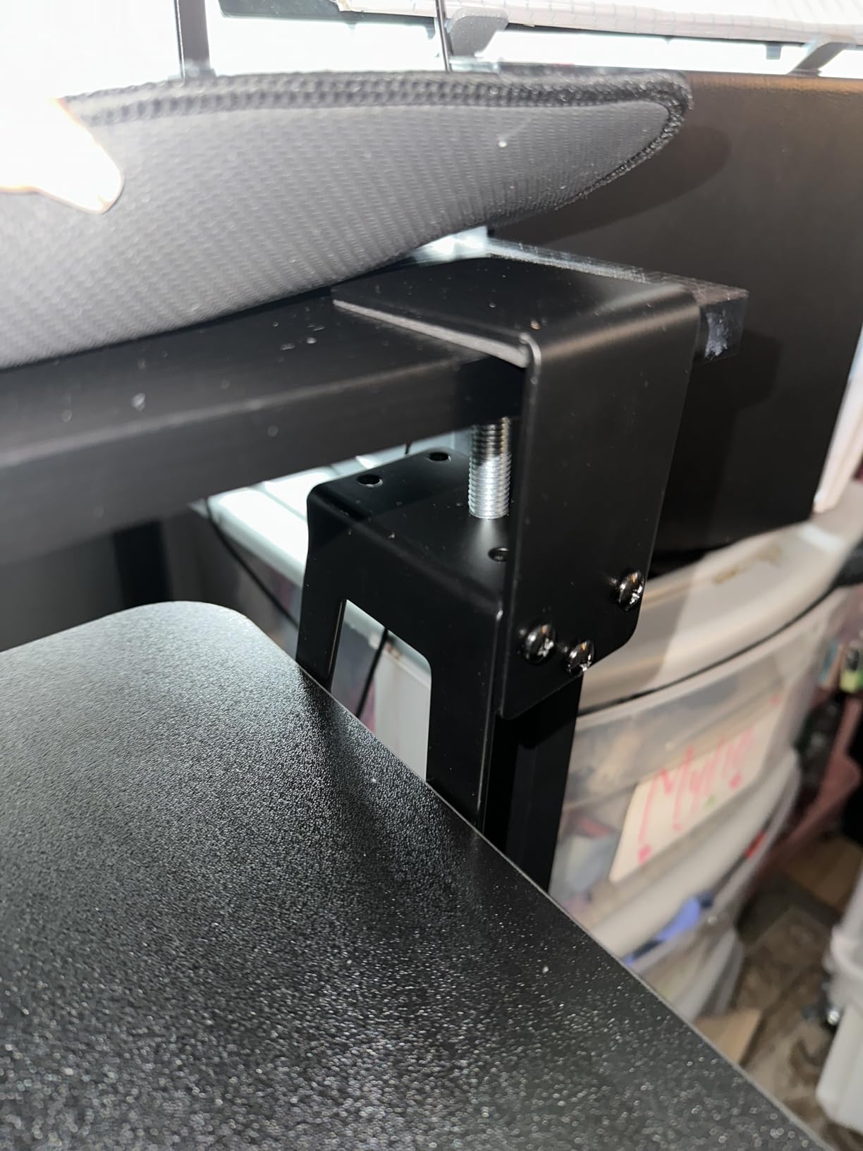 XINLEI Keyboard Tray Under Desk Large C-Clamp 25.6