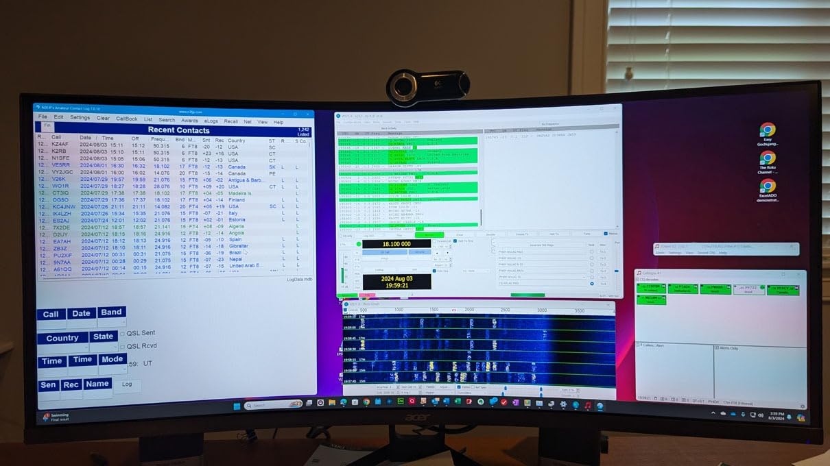 acer Nitro 34 Inch UWQHD 3440 x 1440 1000R Curved PC Gaming Monitor | AMD FreeSync Premium | Up to 180Hz Refresh | Up to 0.5ms | AdobeRGB 90%| Delta E<2 | 1 DP 1.2 & Two HDMI 2.0| EDA343CUR V3bmiippx customer photo 2
