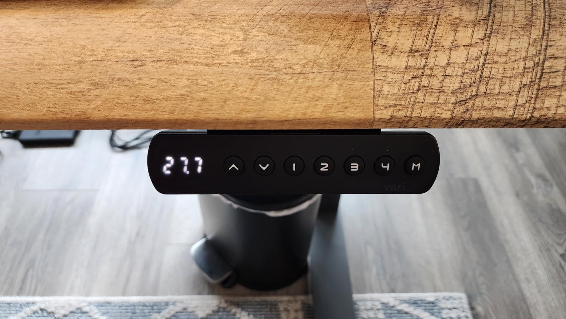 Vari ComfortEdge 72x30 Inch Electric Standing Desk - Height Adjustable Large Office Sit Stand VariDesk with Sloped Edge, Memory Presets, 180 LB Capacity + Tool-Free Assembly (Butcher Block) customer photo 2