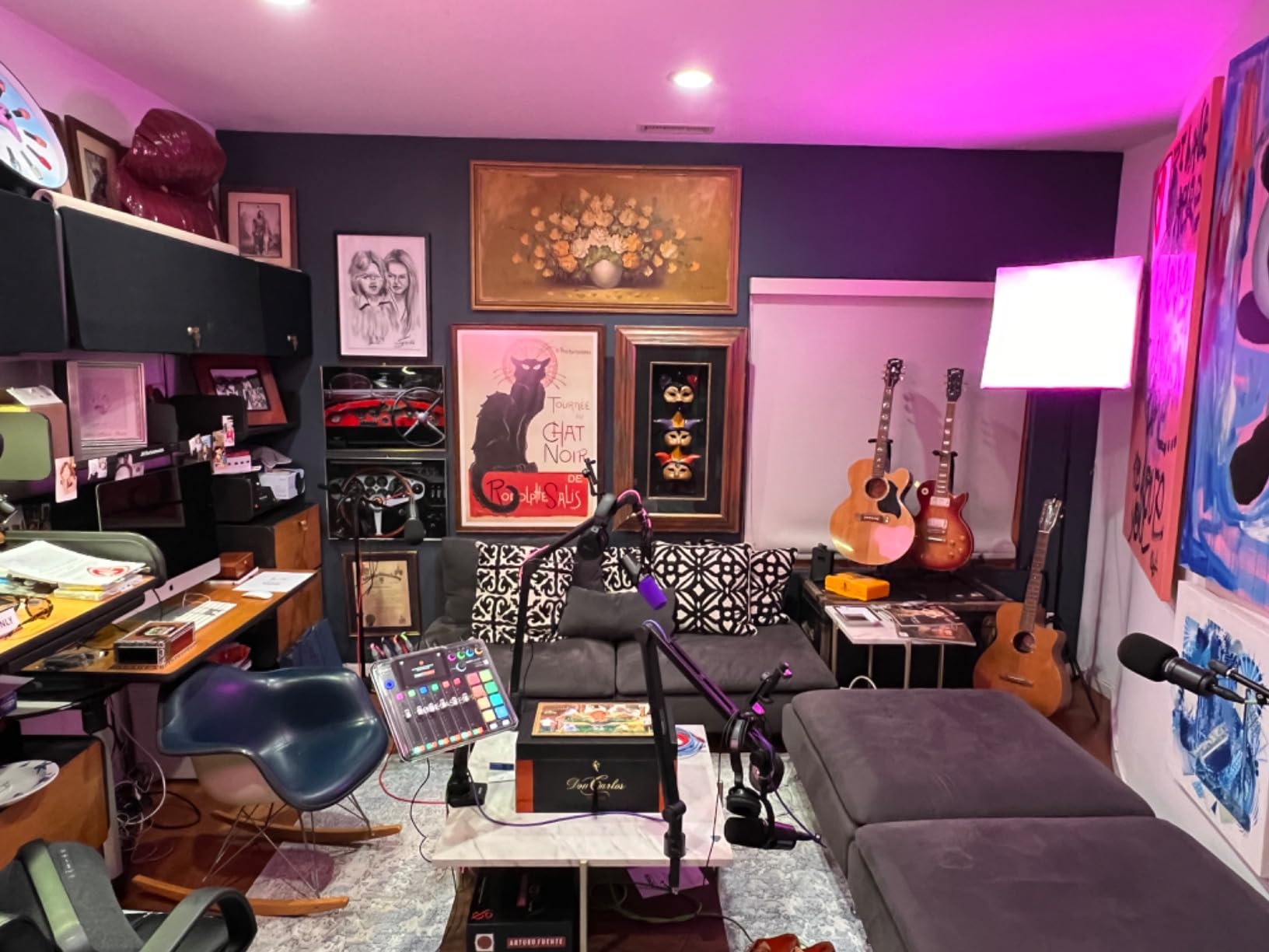 Shure MV7+ Podcast Dynamic Microphone with Stand - OBS Certified, Enhanced Audio, LED Panel, USB-C & XLR Outputs, Auto Level Mode, Digital Pop Filter - for Podcasting, Streaming, and Recording, Black customer photo 2