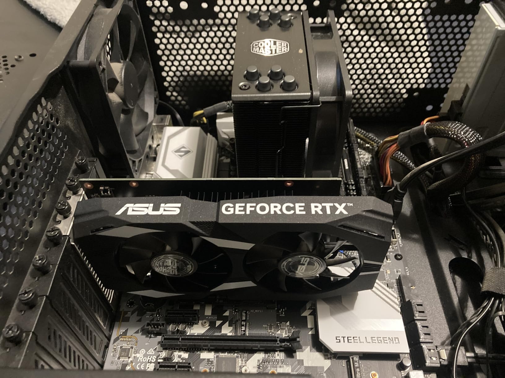 ASUS Dual NVIDIA GeForce RTX 3050 6GB OC Edition Gaming Graphics Card - PCIe 4.0, 6GB GDDR6 Memory, HDMI 2.1, DisplayPort 1.4a, 2-Slot Design, Axial-tech Fan Design, 0dB Technology, Steel Bracket customer photo 7