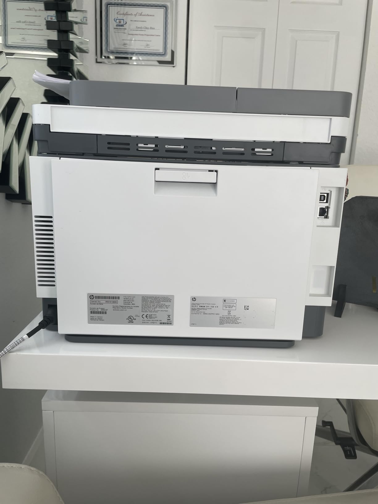 HP Color LaserJet Pro MFP 3301sdw Wireless All-in-One Color Laser Printer, Office Printer, Scanner, Copier, ADF, Duplex, Best-for-Office (499Q3F) customer photo 1