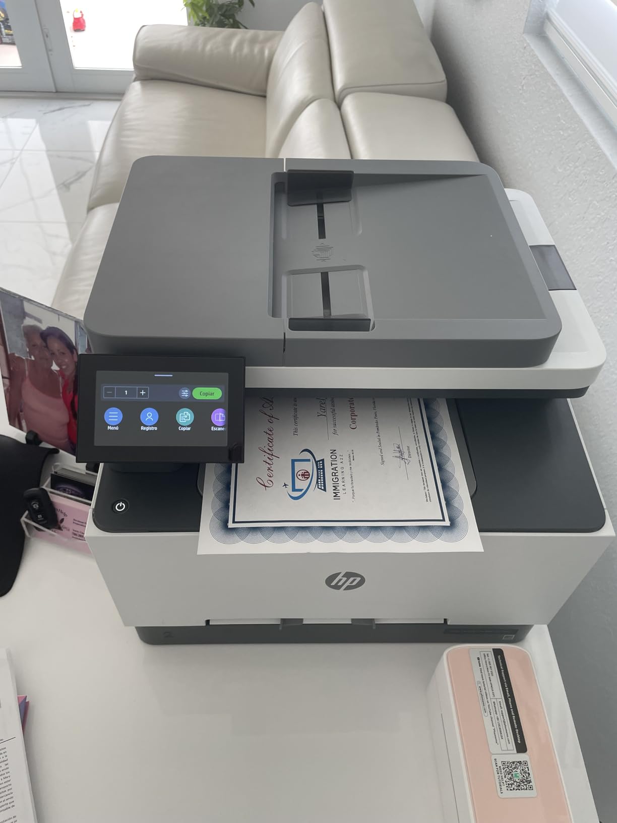 HP Color LaserJet Pro MFP 3301sdw Wireless All-in-One Color Laser Printer, Office Printer, Scanner, Copier, ADF, Duplex, Best-for-Office (499Q3F) customer photo 2