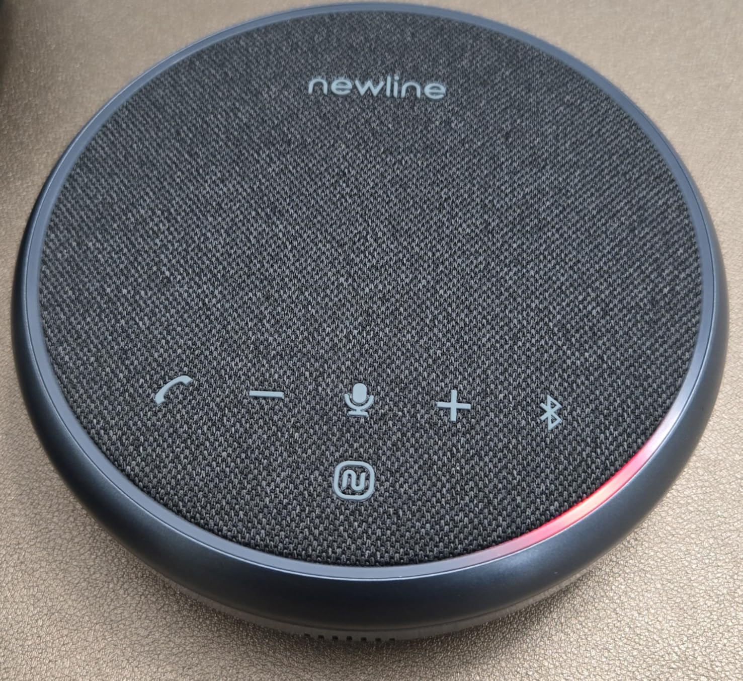 N newline Conference Speaker and Microphone, 2 Mics 360° Voice Pickup, AI Noise Reduction & Clear Calls, USB & Bluetooth Speakerphone, Up to 12H Call Time, for Small-to-Mid Meetings & Home Office customer photo 2