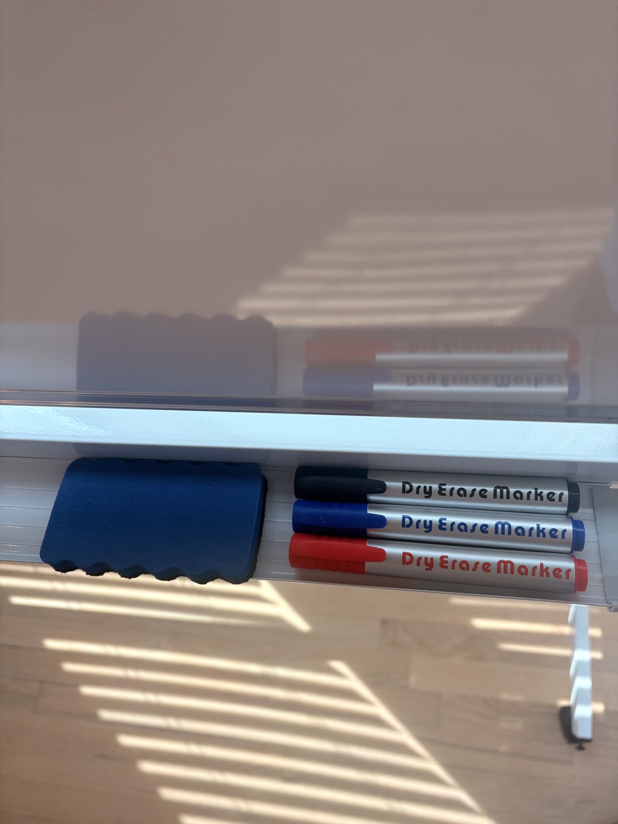 Large Rolling Whiteboard on Wheels, 48