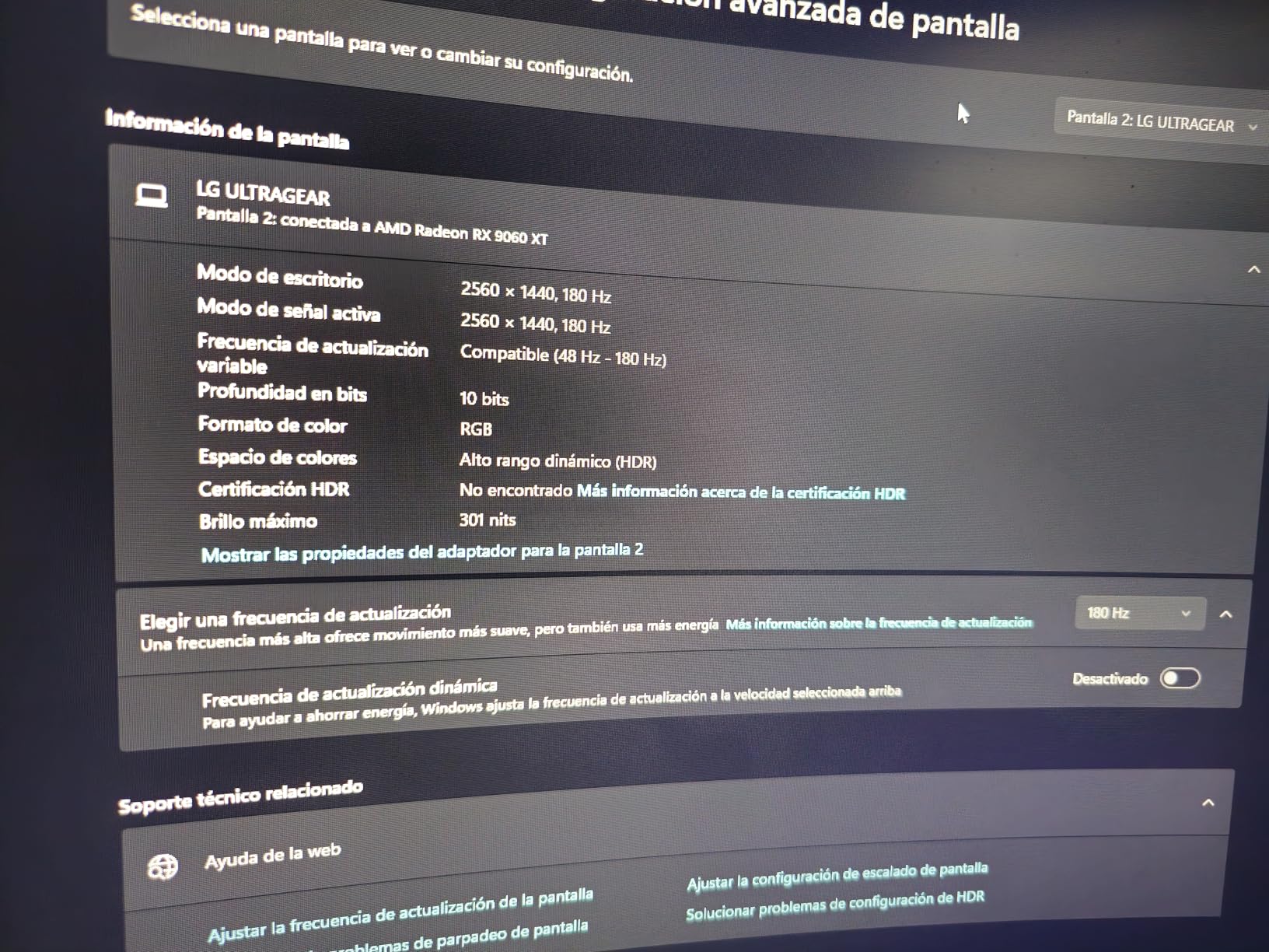 LG 32GS60QC-B Ultragear 32-inch Curved Gaming Monitor QHD (2560x1440) 180Hz 1ms 1000R AMD FreeSync HDR10 HDMIx2 DisplayPort Borderless Design Black Stabilizer DAS Crosshair FPS Counter - Black customer photo 2