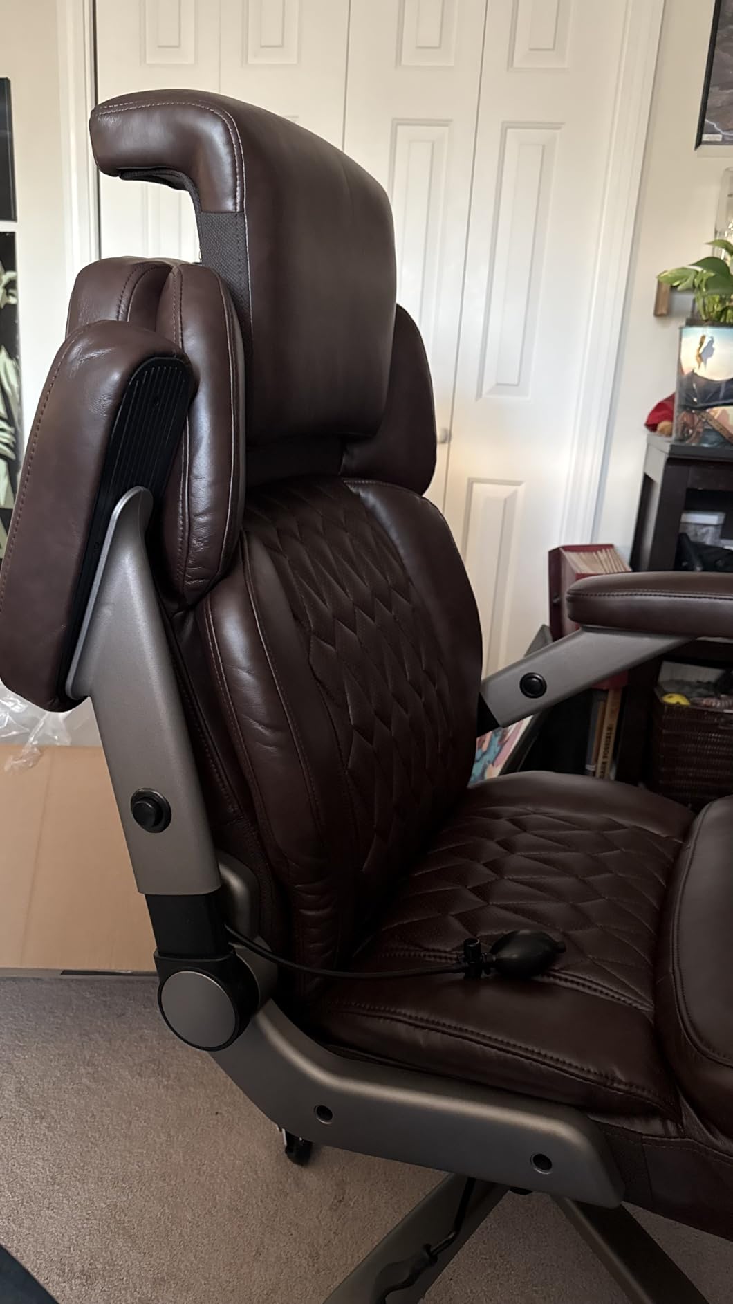 Big and Tall Office Chair 700lbs - Adjustable Headrest & Lumbar Support, 3D Flip Arms, Large Wheels & Heavy Duty Metal Base, Ergonomic High Back Computer Chair customer photo 2