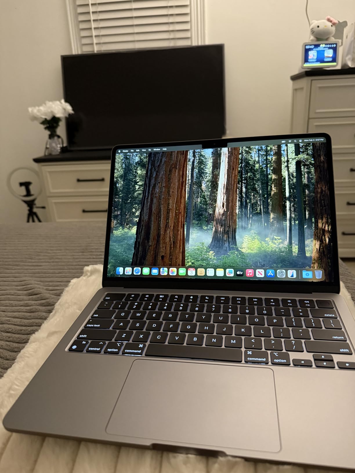 Apple MacBook Air with Apple M3 Chip, 13-inch, 8GB RAM, 256GB SSD Storage, Midnight (Renewed) customer photo 1