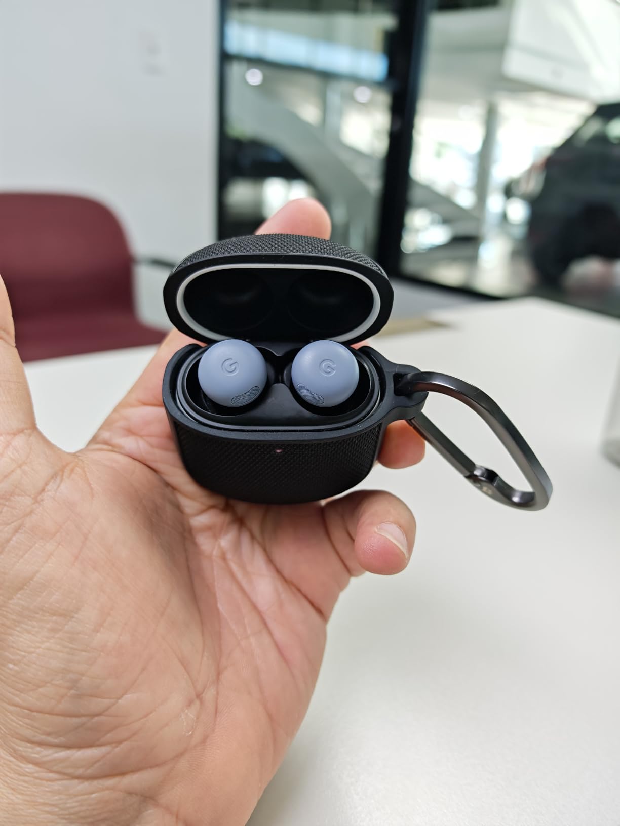 Google Pixel Buds Pro 2 - Wireless Earbuds with Active Noise Cancellation - Bluetooth Headphones - Hazel customer photo 2