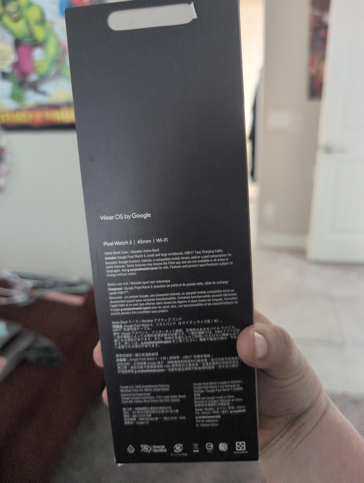 Pixel Watch 3 (45mm) 2024 Model - Android Smartwatch, Heart Rate Tracking, Fitbit Advanced Running, Fitness Insights, 24-Hour Battery - Polished Silver Aluminum Case - Porcelain Band - Wi-Fi customer photo 2