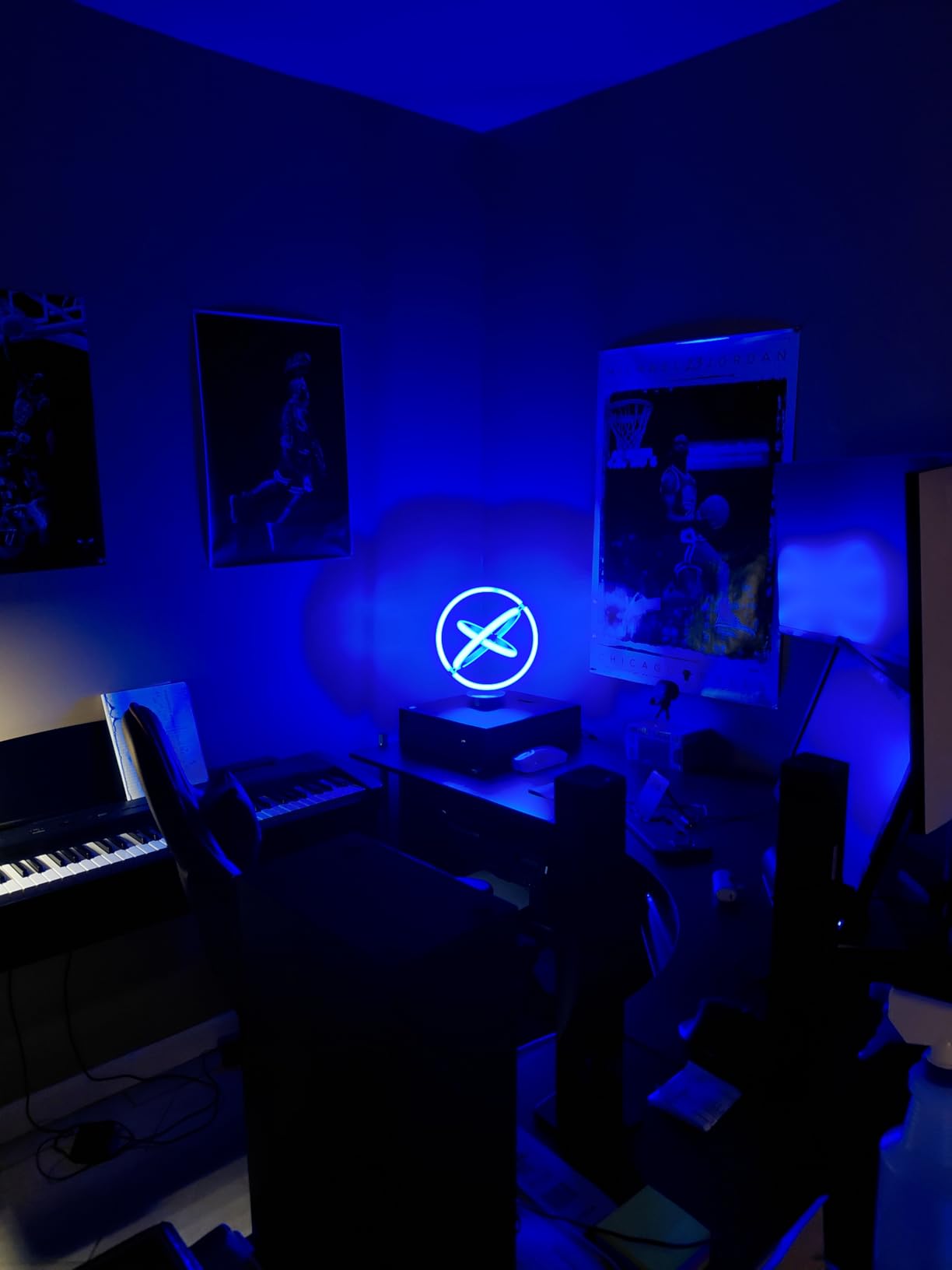 Lepro TB1 AI Smart Table Lamp, RGB+IC Addressable Color Changing Desk Light Alexa Google Home Enable, Music Sync, DIY Endless Scenes, APP Control Cool LED Lamp for Room Decor Ambient Lighting, 2.4 GHz customer photo 1