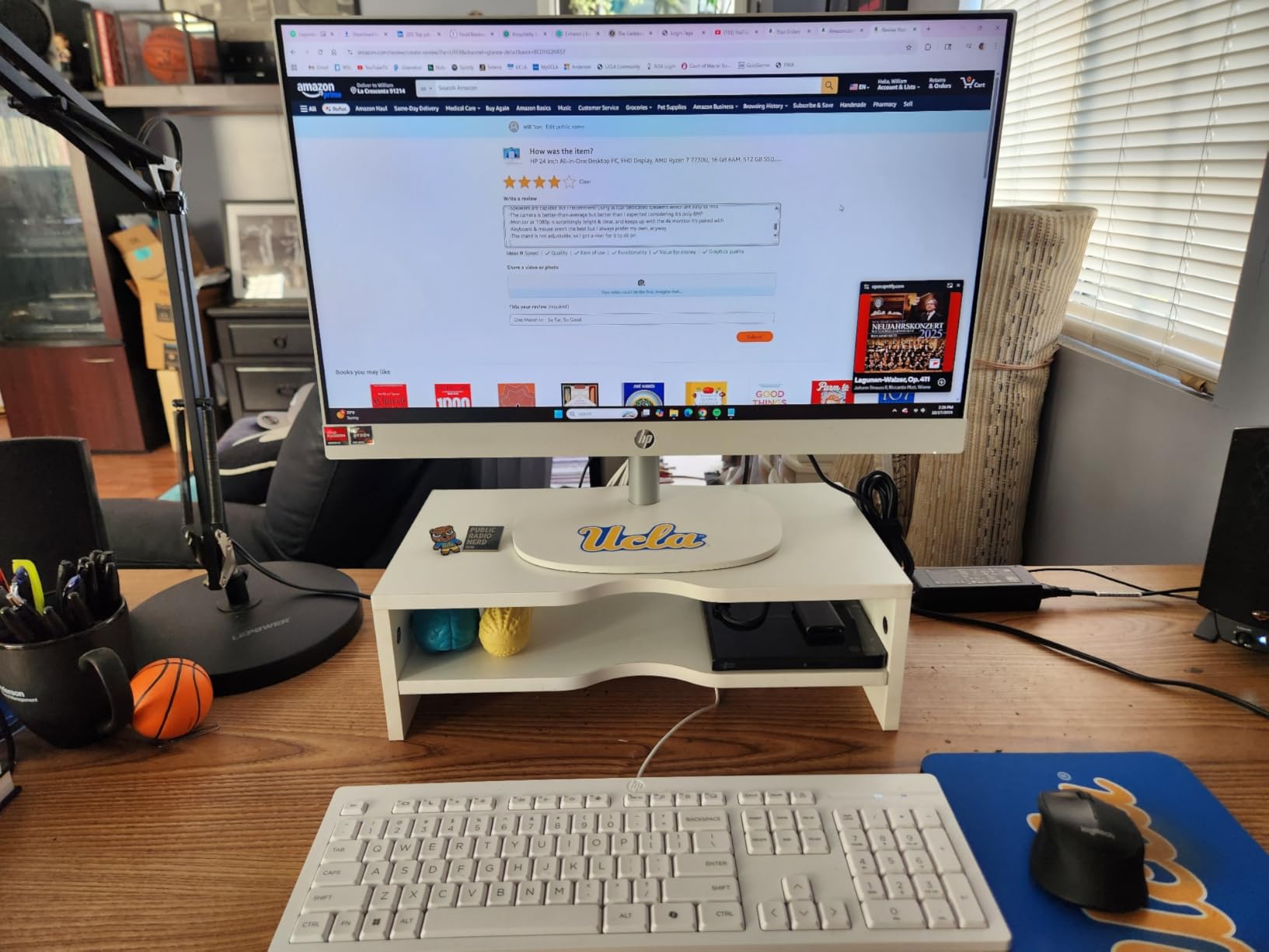 HP 24 inch All-in-One Desktop PC, FHD Display, AMD Ryzen 7 7730U, 16 GB RAM, 512 GB SSD, AMD Radeon Graphics, Windows 11 Home, 24-cr0032 (2024) customer photo 1