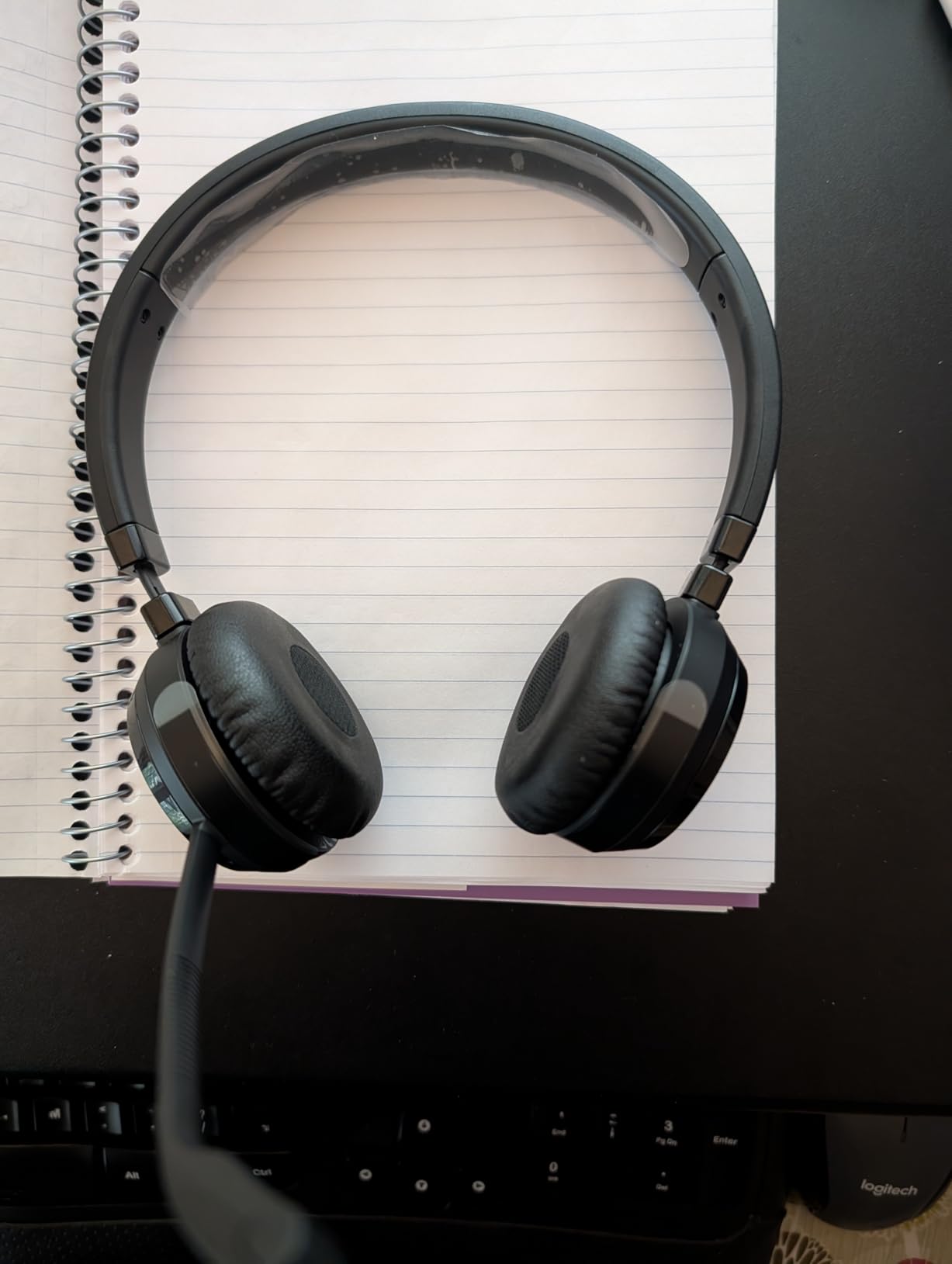 Jabra Evolve 65 TE (Third Edition) Wireless Dual-Ear Headphones - Noise-Canceling Mic, 16 hrs Battery Life, Dual Connectivity, MS Teams Certified, Supports Other Platforms, Black customer photo 2