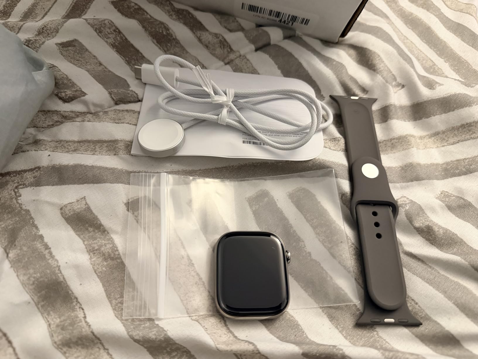 Apple Watch Series 10 [GPS + Cellular 46mm case] Smartwatch with Slate Titanium Case with Black Sport Band - M/L. Fitness Tracker, ECG App, Always-On Retina Display, Water Resistant customer photo 1