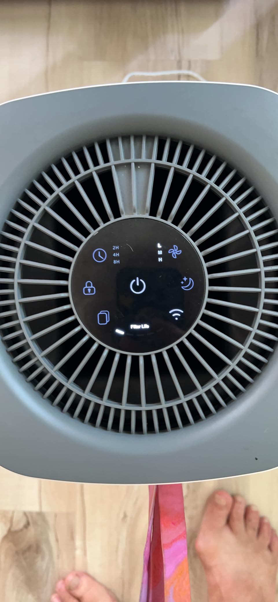 Priestley Small Air Purifiers for Home Bedroom Dorm Office Desktop, 20dB Quiet 3-in-1 HEPA Air Purifier with Essential Oil Diffuser, Air Filters Smoke, Allergies, Pet Dander, Odor, Dust customer photo 1