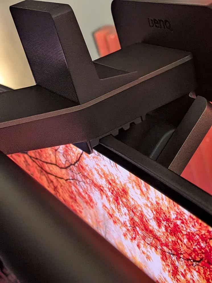 BenQ ScreenBar Halo 2 LED Monitor Light Bar - Wireless Controller, Backlight, Motion Sensor, Adjustable Brightness/Color Temperature, Eye-Care, No Screen Glare, Fits Curved Monitor, Monitor Accessory customer photo 1