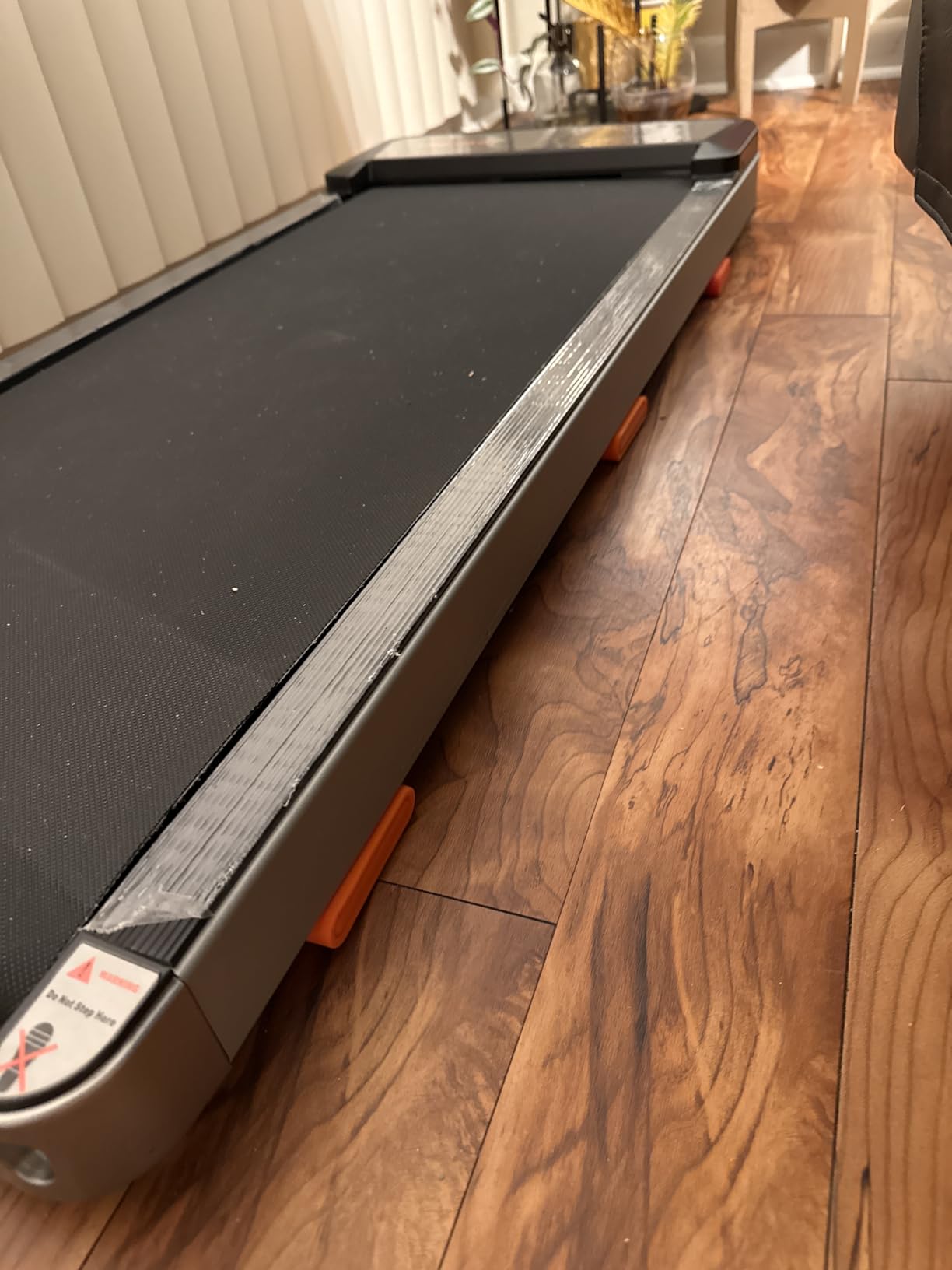 TREAFLOW Walking Pad,Treadmill with Incline for Home Office, 2.5HP Portable Under Desk Treadmill with 265 Lbs Capacity,Remote Control, Led Display customer photo 2