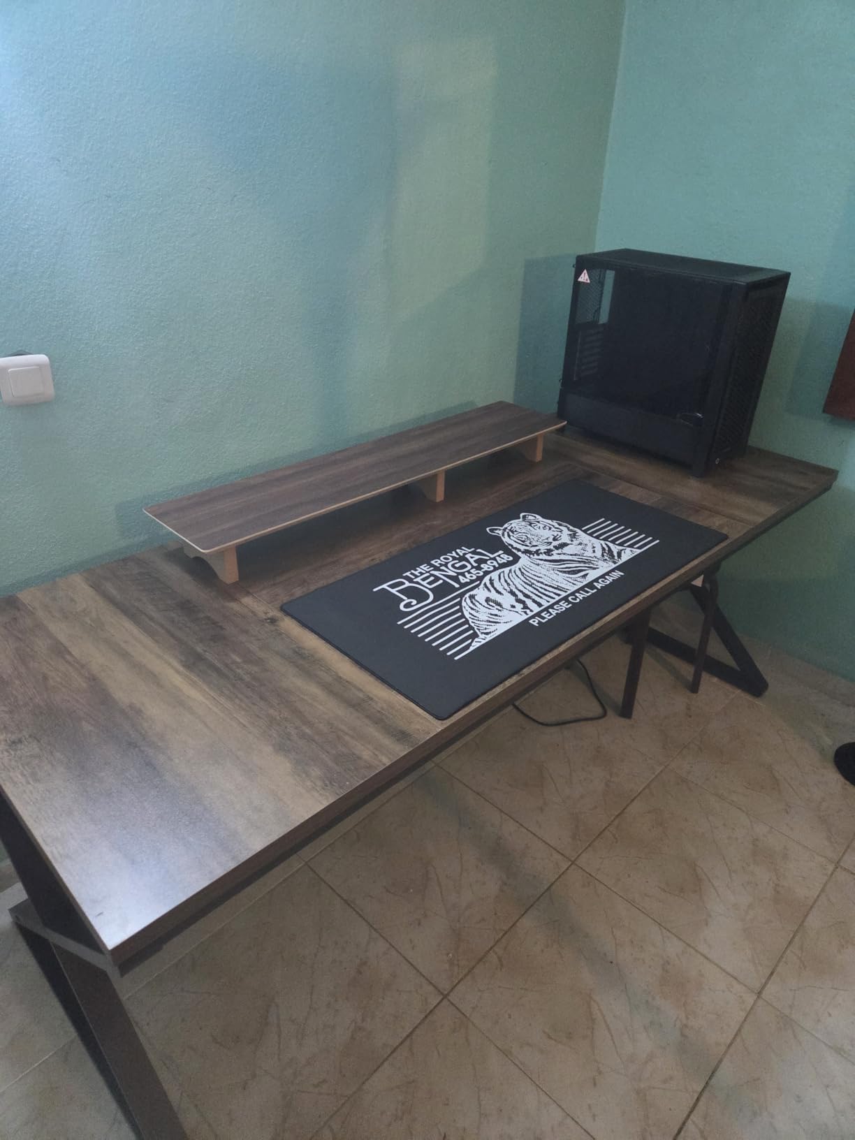 IBF Rustic Large Desk for Home Office, 78.7