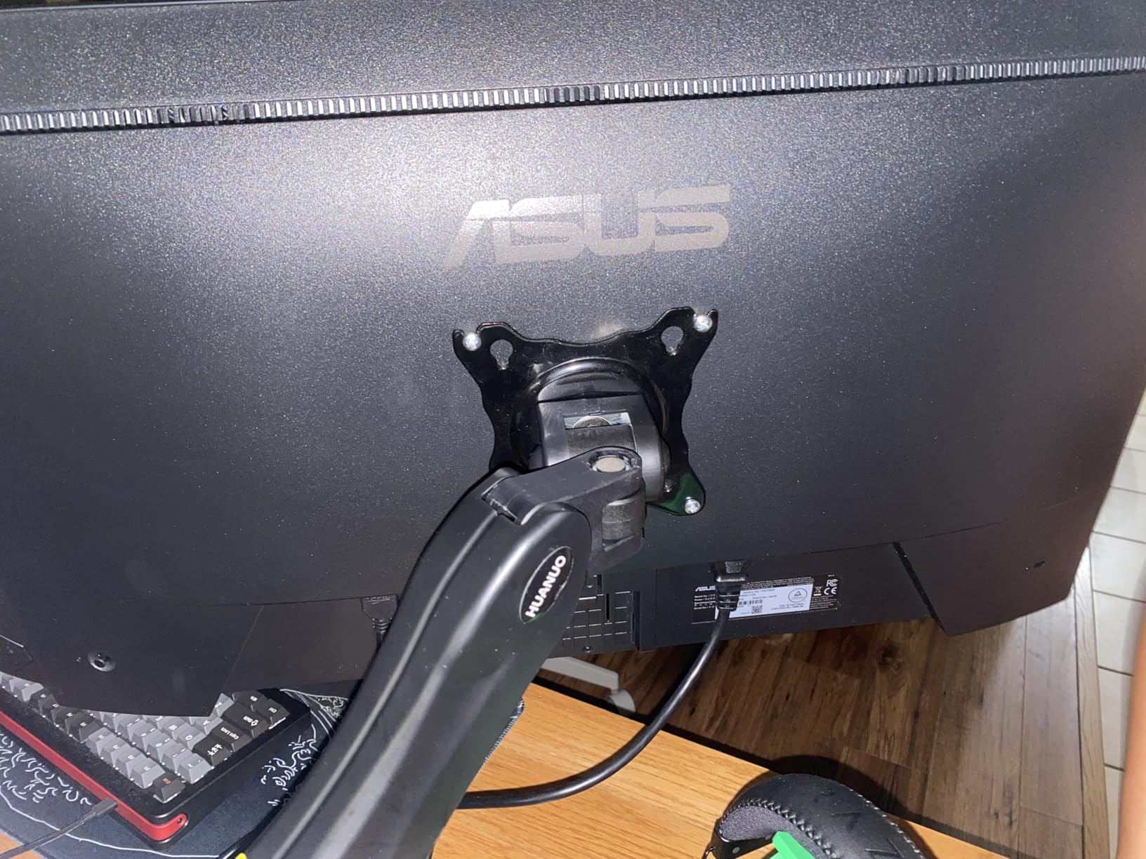 ASUS 27 Eye Care Monitor (VA279QG) - IPS, Full HD, 99% sRGB, Frameless, 120Hz, Adaptive-Sync, 1ms, Speakers, HDMI, DisplayPort, VGA, Low Blue Light, Flicker Free, Wall Mountable, 3 yr Warranty customer photo 2