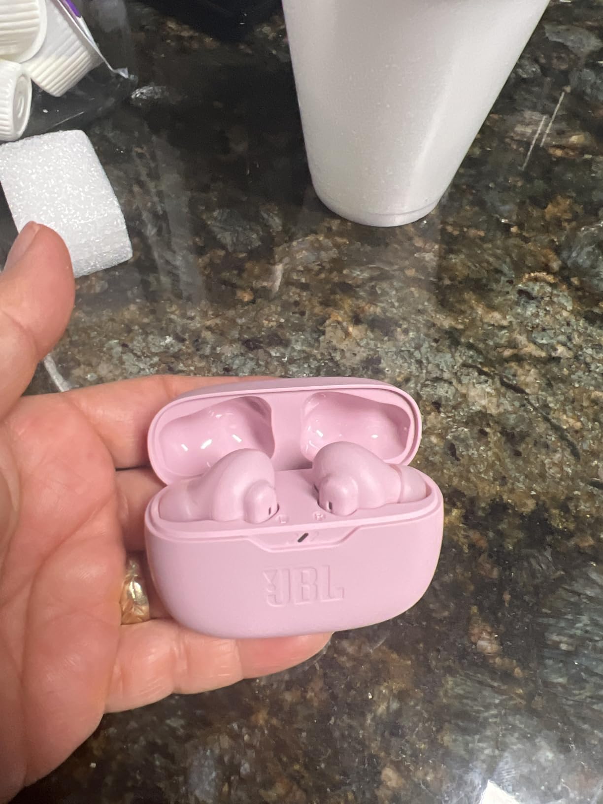 JBL Vibe Beam 2 - True Wireless Noise Cancelling Earbuds with JBL Pure Bass Sound & Smart Ambient technology, 4mics for crisp, clear calls, up to 40Hrs of Playback, IP54 Dust & Water resistant (Black) customer photo 1