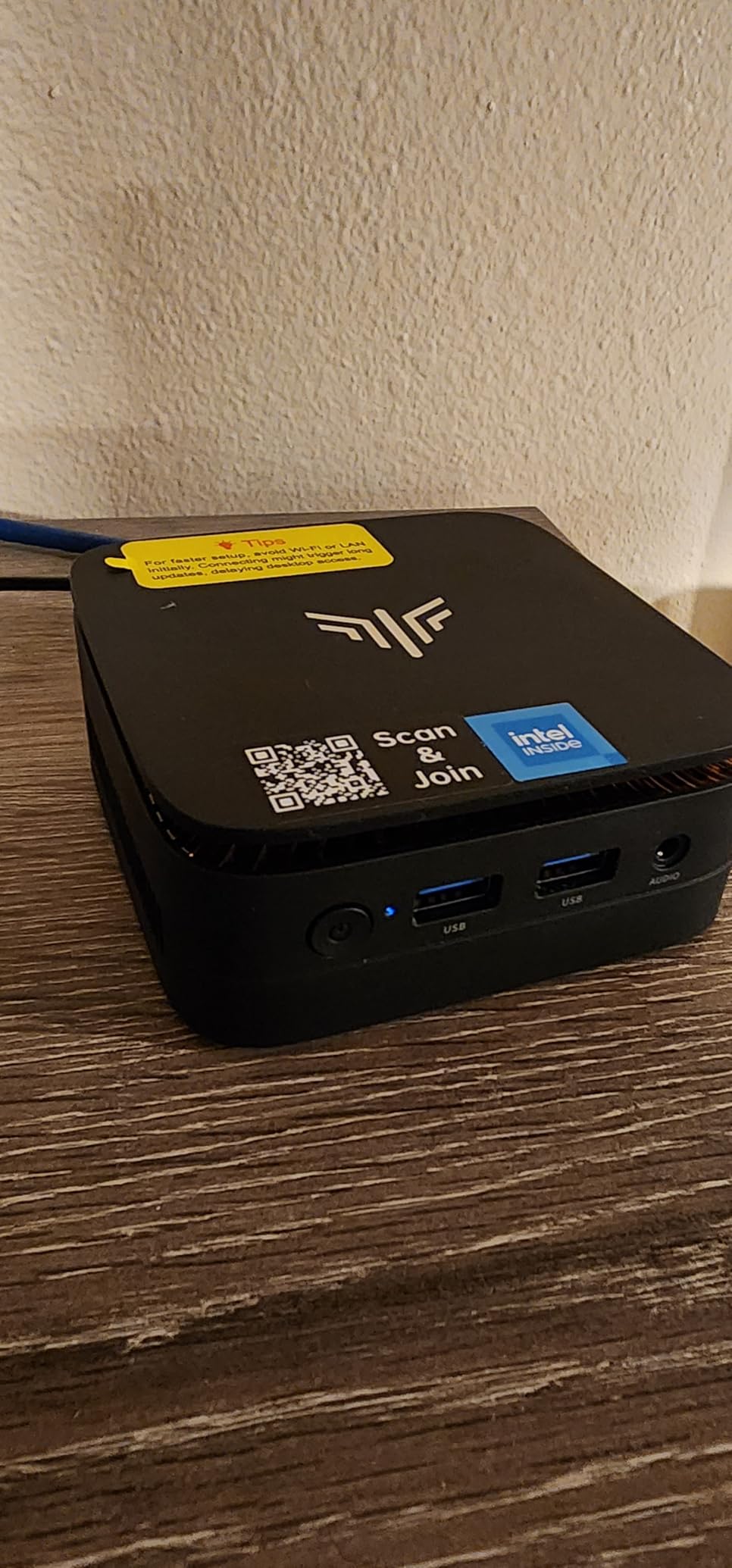 KAMRUI Mini PC, P1 Win 11 pro AMD Ryzen 4300U Mini Computer, 16GB DDR4 RAM 512GB M.2 SSD, Small Pc Dual 4K/HTPC/Ethernet/WiFi/BT Business/Office/Home customer photo 1