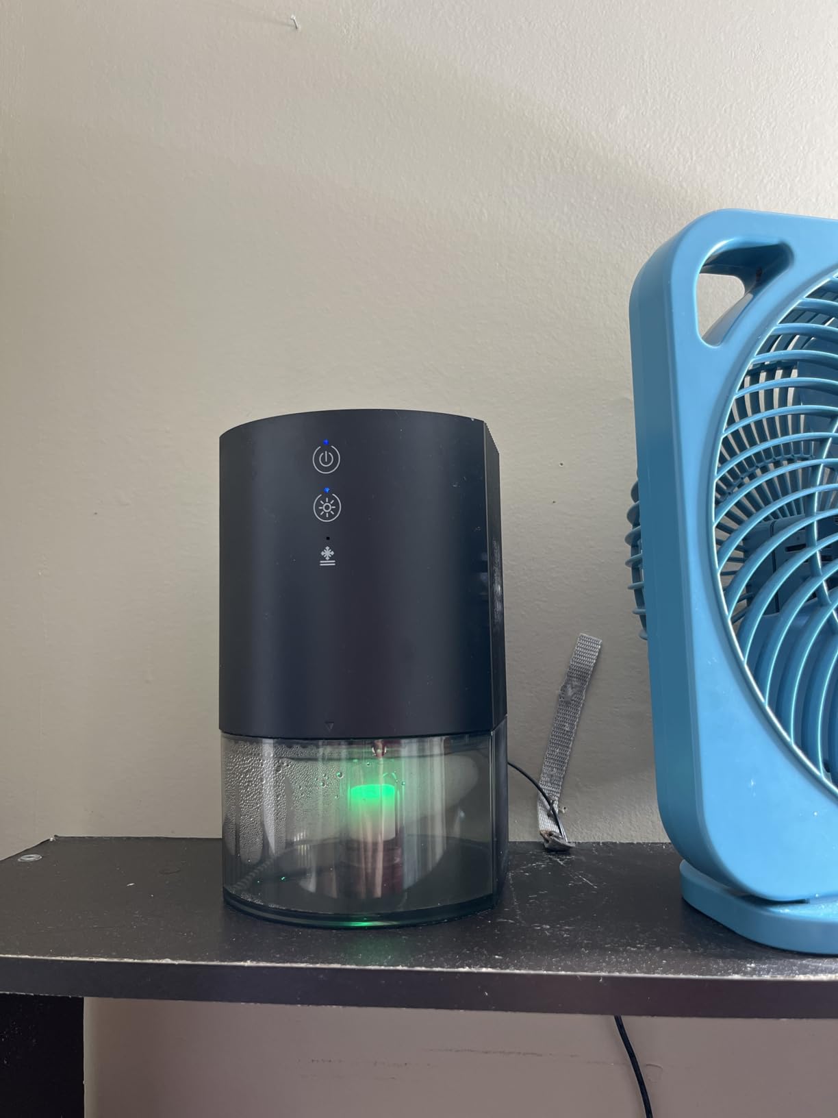 Small Dehumidifiers for Bathroom, Bedroom, Dorm Room, Home, RV, Closet, Wardrobe, Office, Portable Dehumidifier with Auto Shut Off, Auto Defrost, Colorful Light, Ultra Quiet, Energy Saving, 35 OZ customer photo 2