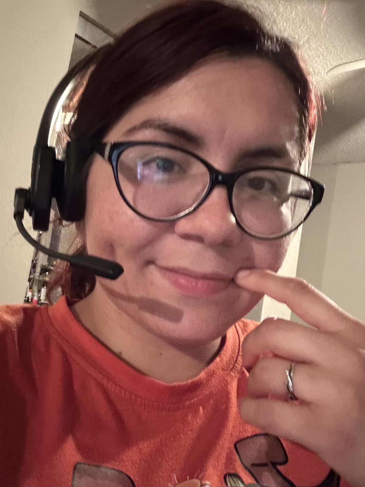 Sarevile Bluetooth Headset with USB Dongle for Computer, Single-Ear Wireless Headset with Noise Cancelling Microphone for Office & Truckers, Bluetooth V5.2 with Mute Button for Work customer photo 2