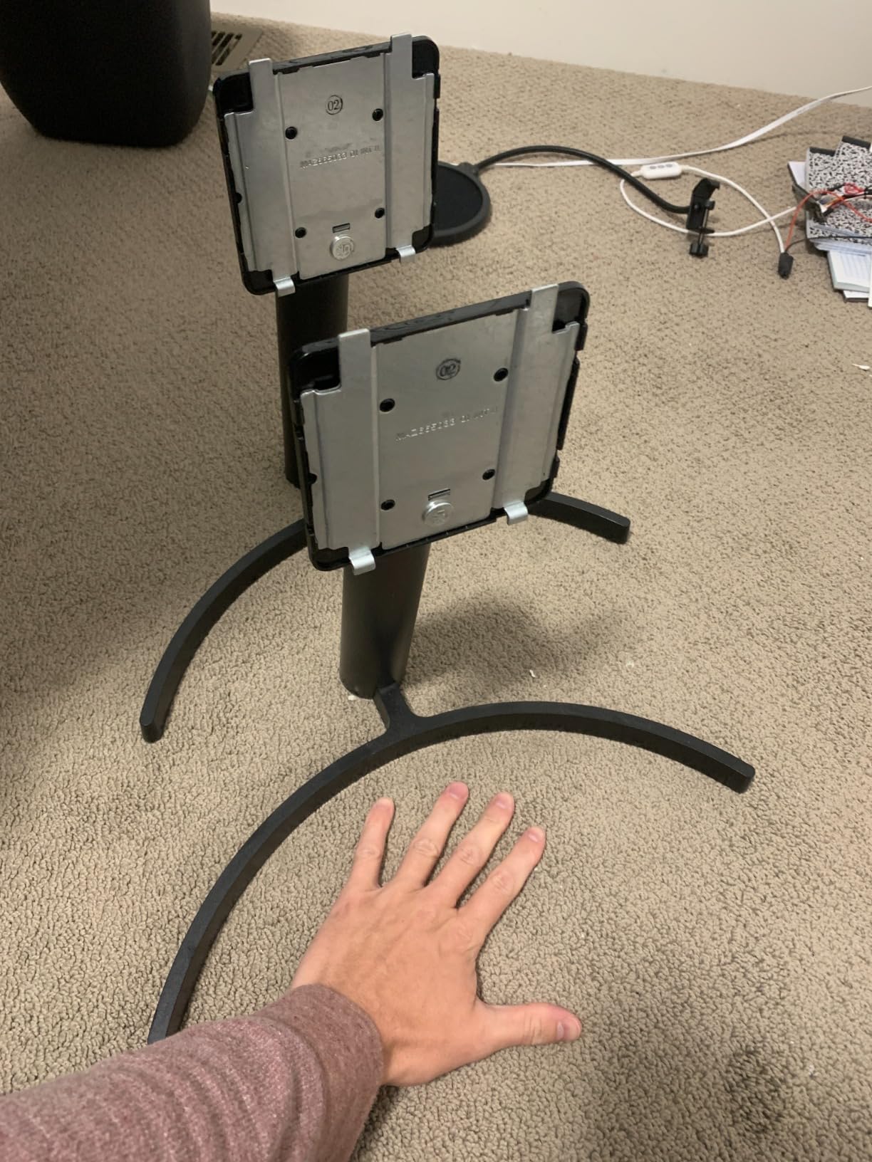 LG 27U631A-B 27-inch QHD (2560 x 1440) IPS Computer Monitor, 100Hz, 5ms, HDR10, Reader Mode, Flicker Safe, HDMI, USB Type-C 15W PD, Black customer photo 2