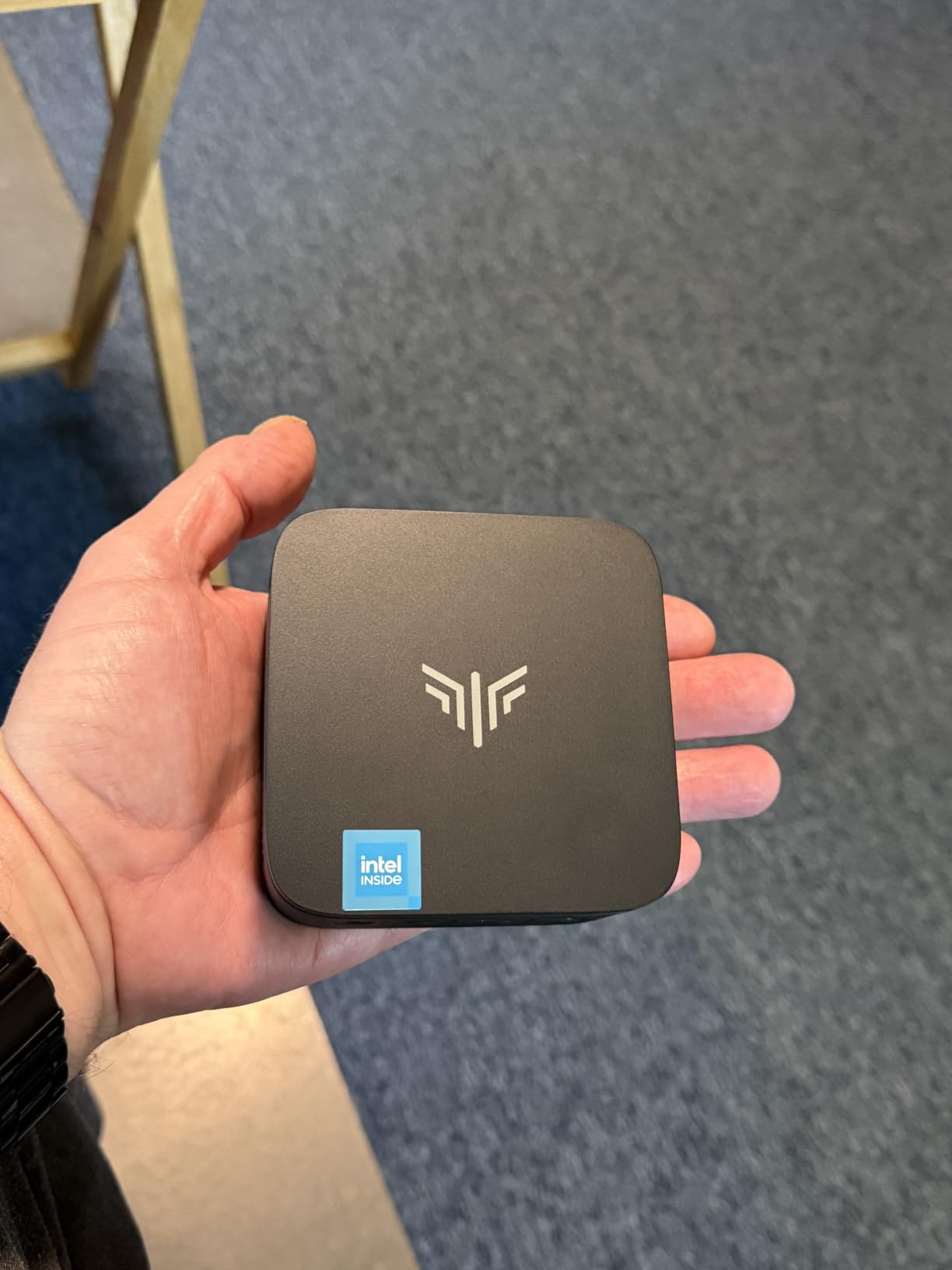 KAMRUI Essenx E1 Mini PC, W-11 Pro 12th N95 Mini Computers(Beat N100, up to 3.4GHz), Mini Desktop Computers 16GB RAM 1TB SSD,Desktop PC Support 4K HDMI+DP,Mini PC with Dual WiFi,Business Home Office customer photo 1