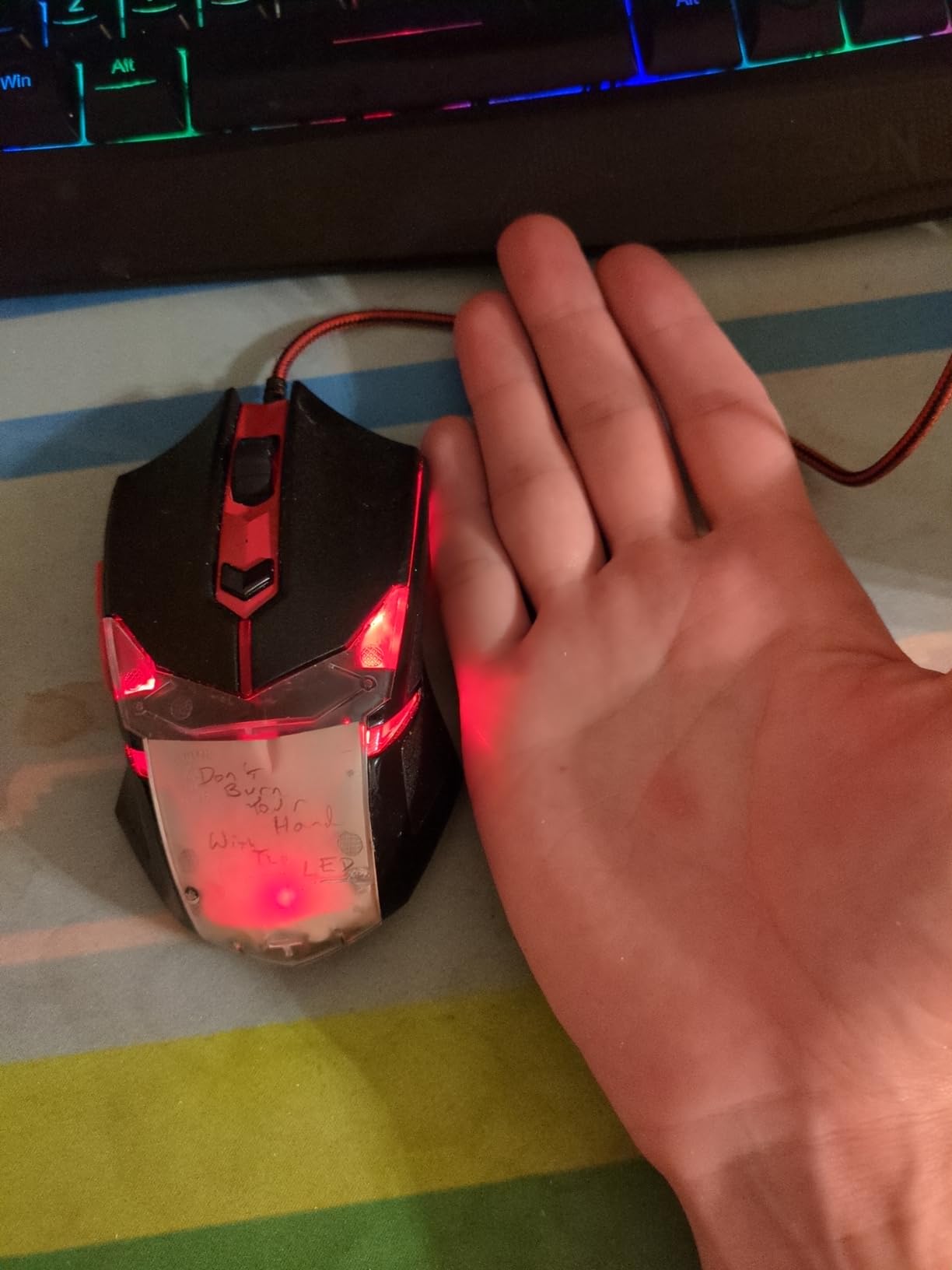 Redragon S101M-KS Gaming Keyboard and Mouse Wireless with Tri-Mode, RGB Keyboard and 4800 DPI Gaming Mouse, 10 Independent Multimedia Keys for Wins, PC, Computer, Wireless S101 Ideal for Gamer customer photo 1