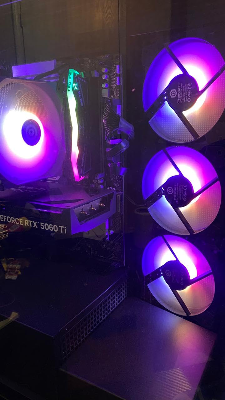 CyberPowerPC Gamer Master Gaming PC, AMD Ryzen 7 8700F 4.1GHz, GeForce RTX 5060 Ti 8GB, 16GB DDR5, 1TB PCIe 4.0 SSD, WiFi Ready & Windows 11 Home (GMA2900A3) customer photo 1