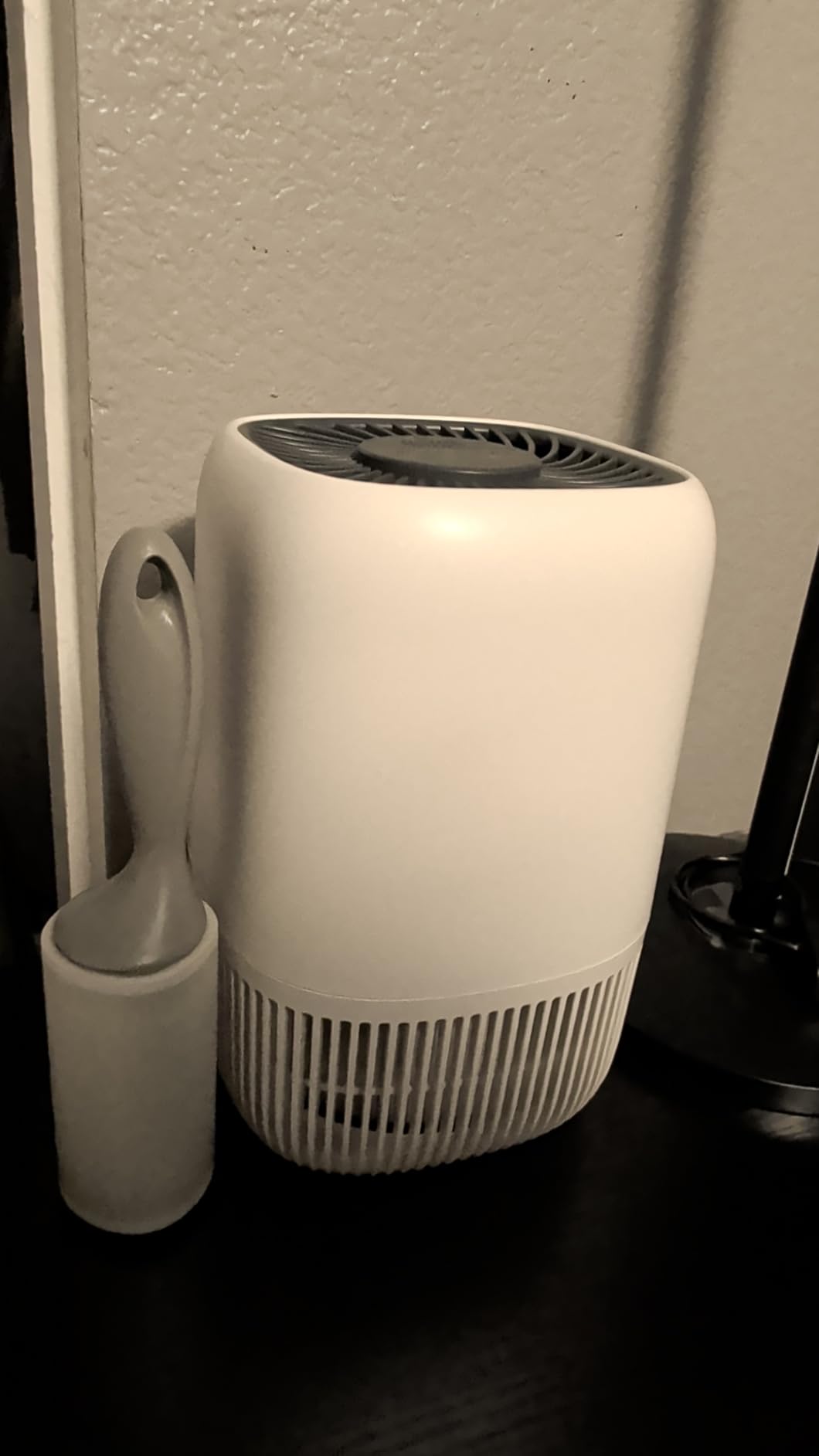 Air Purifiers for Home with High Efficiency Filter Up to 1076 Ft² for Pet Hair, Odors, Pollen, Smoke, Compact Air Cleaner with 3 Speeds, Timer, Aroma Quiet 360°Intake Filter, White customer photo 1
