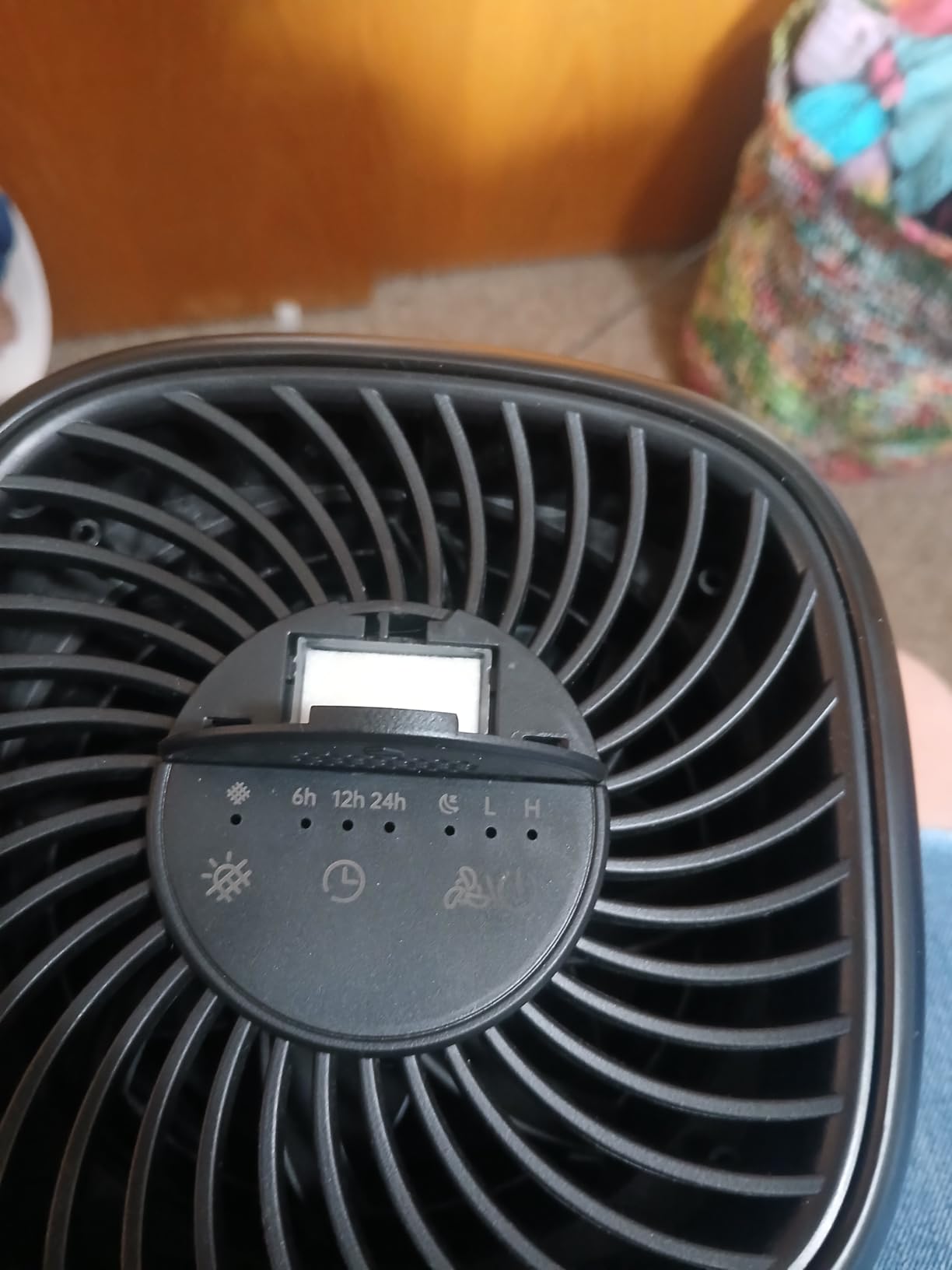 Air Purifiers for Home with High Efficiency Filter Up to 1076 Ft² for Pet Hair, Odors, Pollen, Smoke, Compact Air Cleaner with 3 Speeds, Timer, Aroma Quiet 360°Intake Filter, White customer photo 2