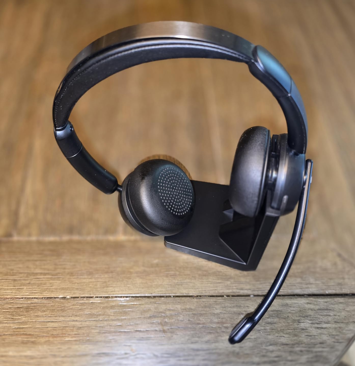 Upgrade ANC & ENC Headset with Microphone for PC, Wireless Headset with Mic for Work(Flip-to-Mute & USB Dongle), Bluetooth 5.4 Noise Cancelling Headphones with Mic for Call Center/Home/Computer/Phones customer photo 2