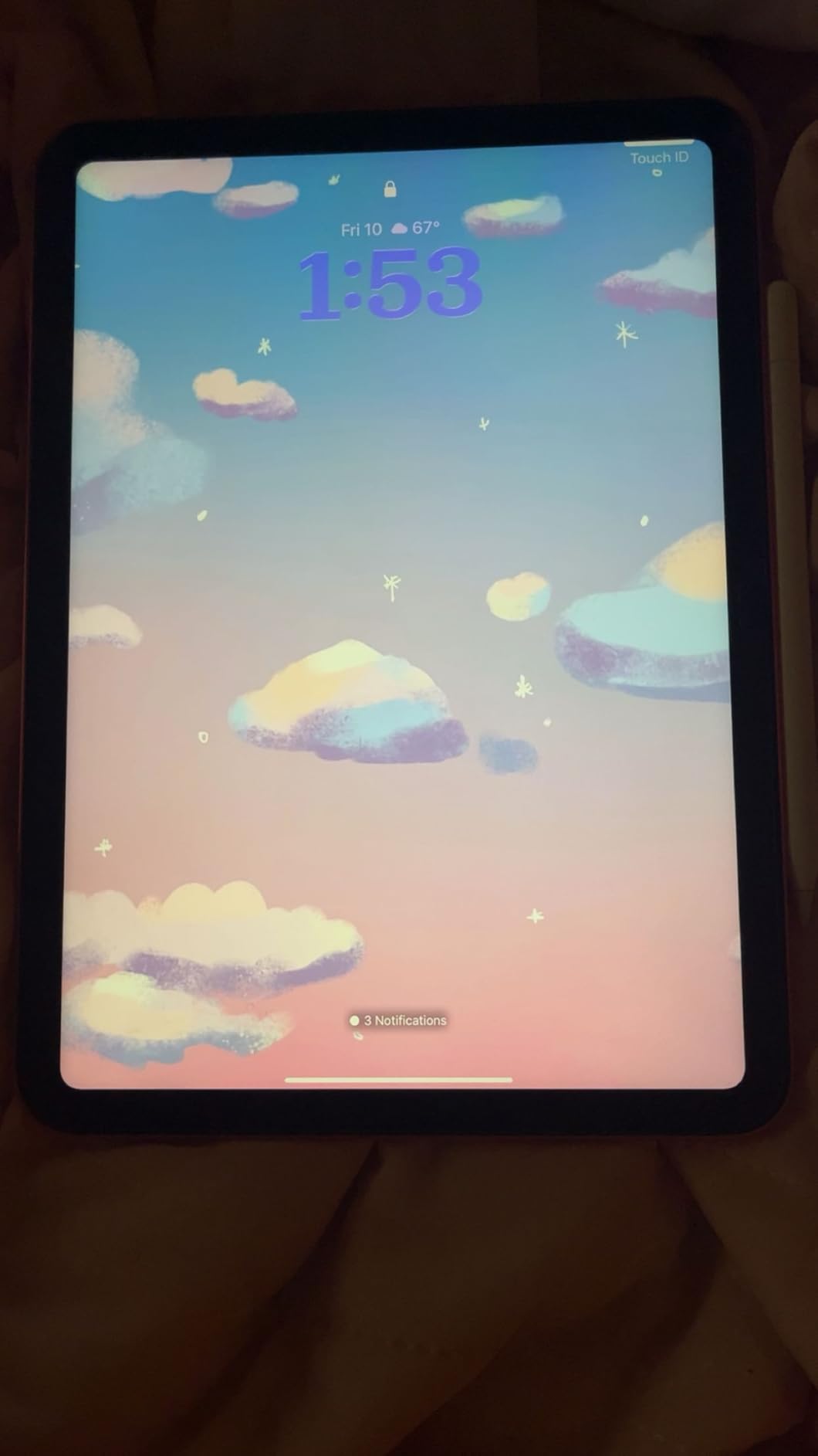 Apple iPad 11-inch: A16 chip, 11-inch Model, Liquid Retina Display, 128GB, Wi-Fi 6, 12MP Front/12MP Back Camera, Touch ID, All-Day Battery Life - Pink customer photo 1